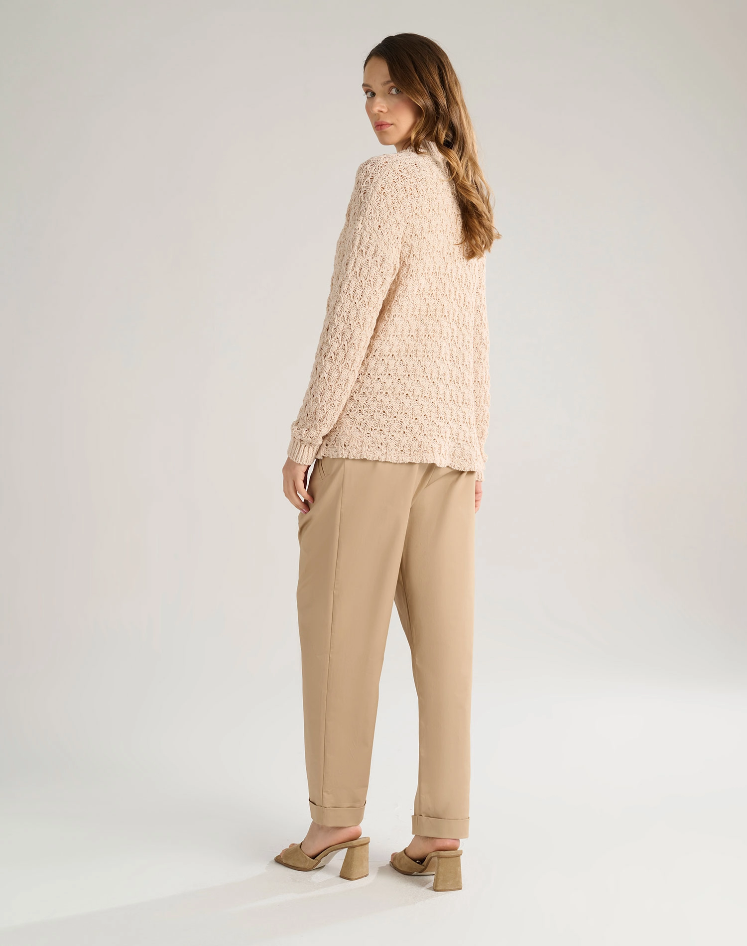 TROUSERS WITH CUFFS - MA631 - Manila Grace | Official Website