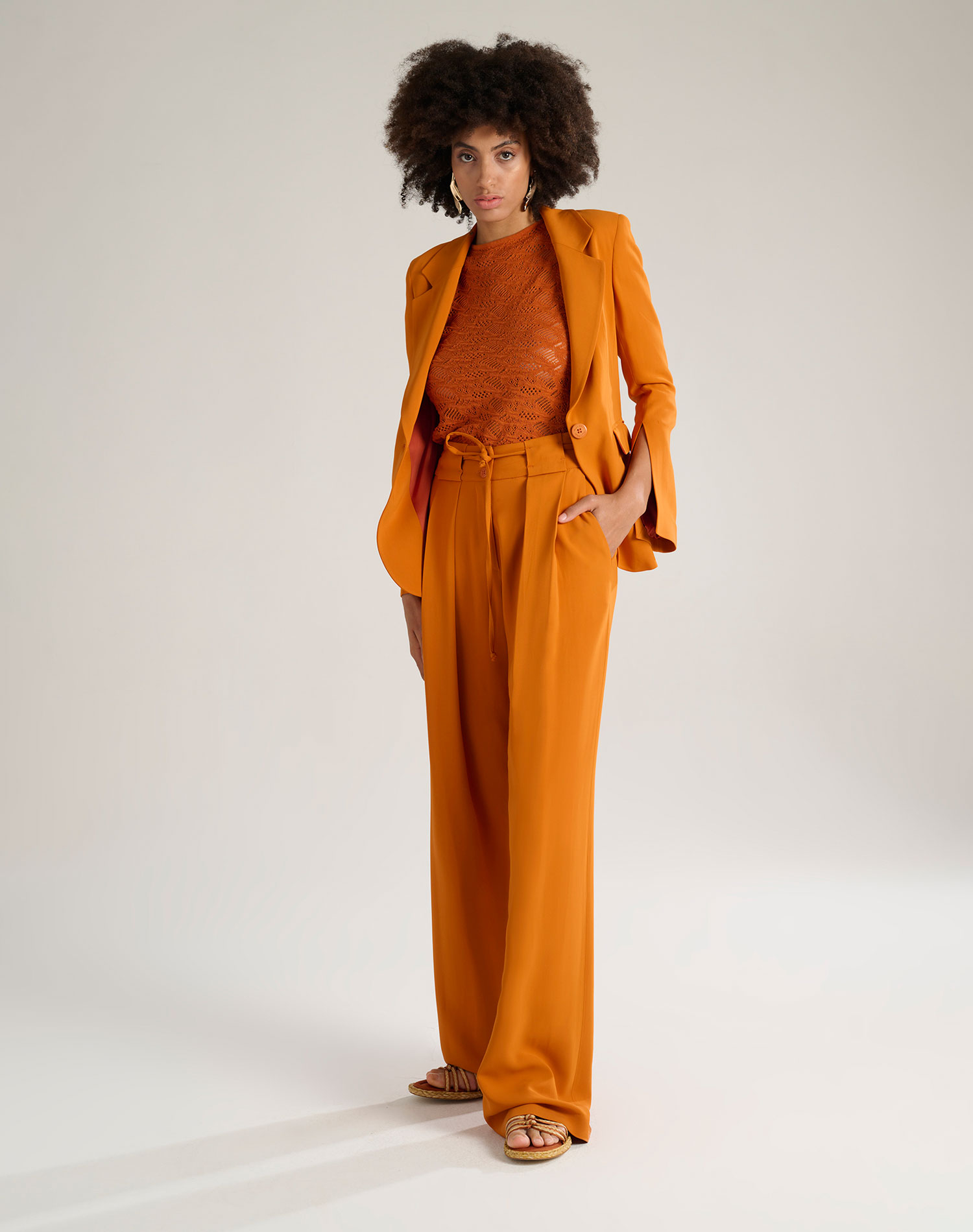 MAXI TROUSERS - LAVA - Manila Grace | Official Website