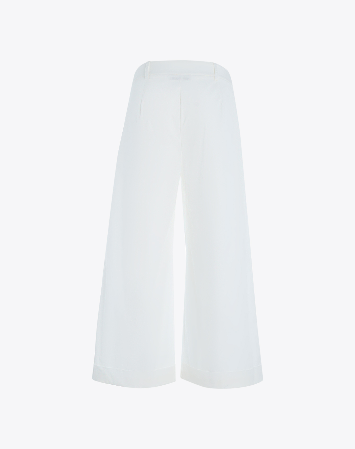 CROPPED TROUSERS - OFF WHITE - Manila Grace | Official Website