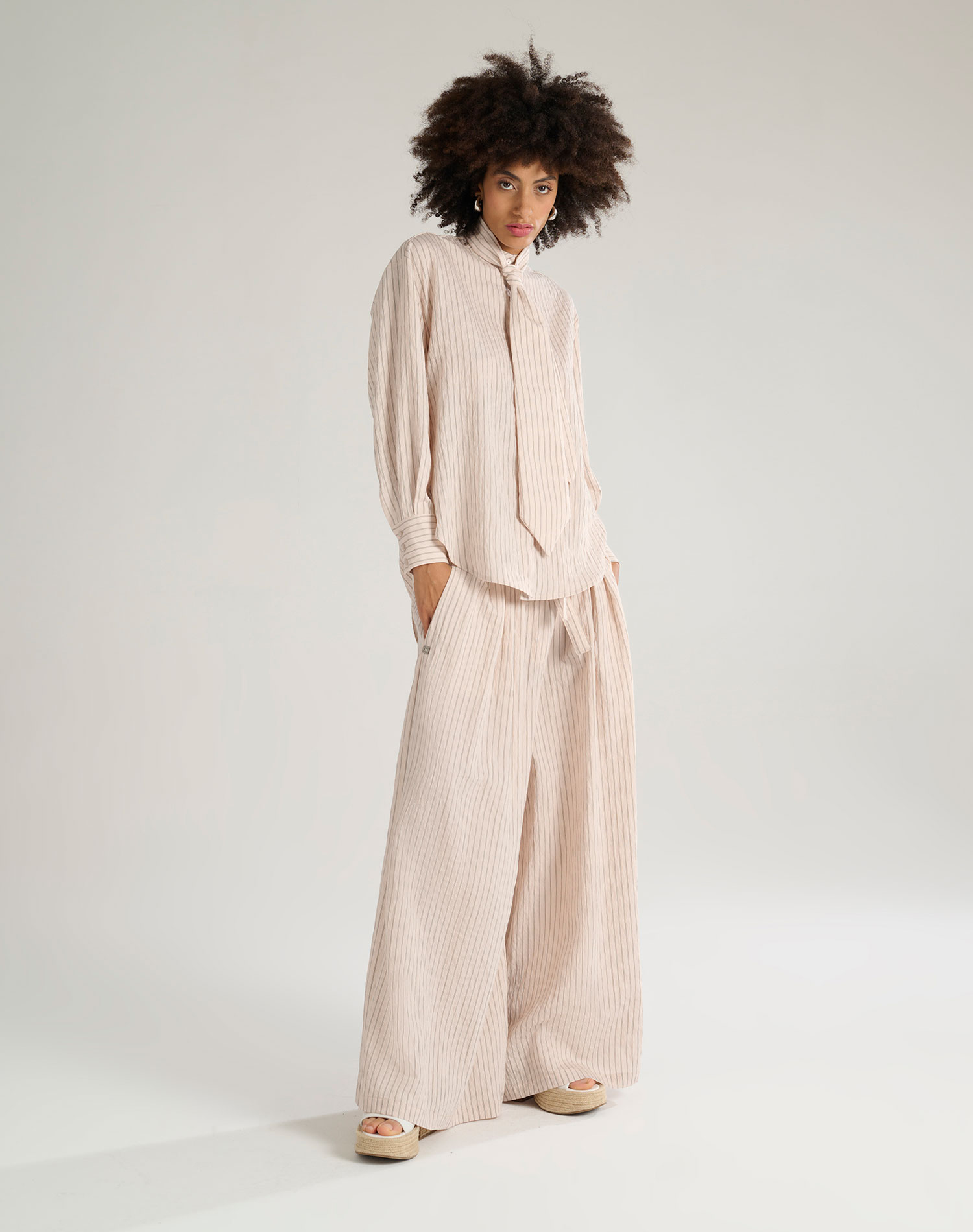 PALAZZO TROUSERS - BUTTER - Manila Grace | Official Website