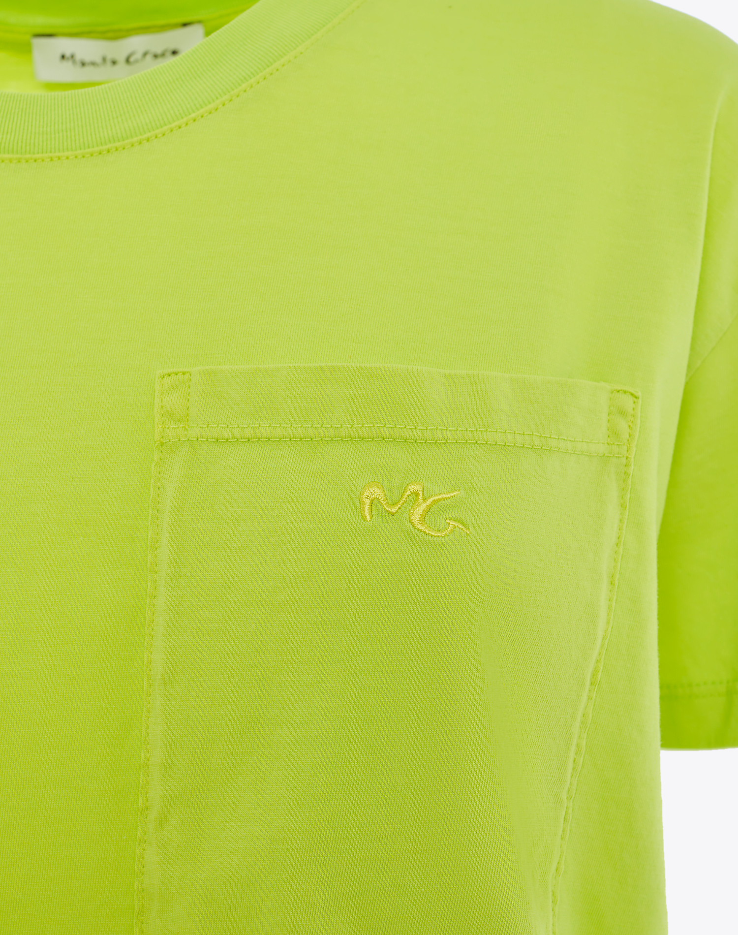 T-SHIRT WITH POCKET - LEAF - Manila Grace | Official Website