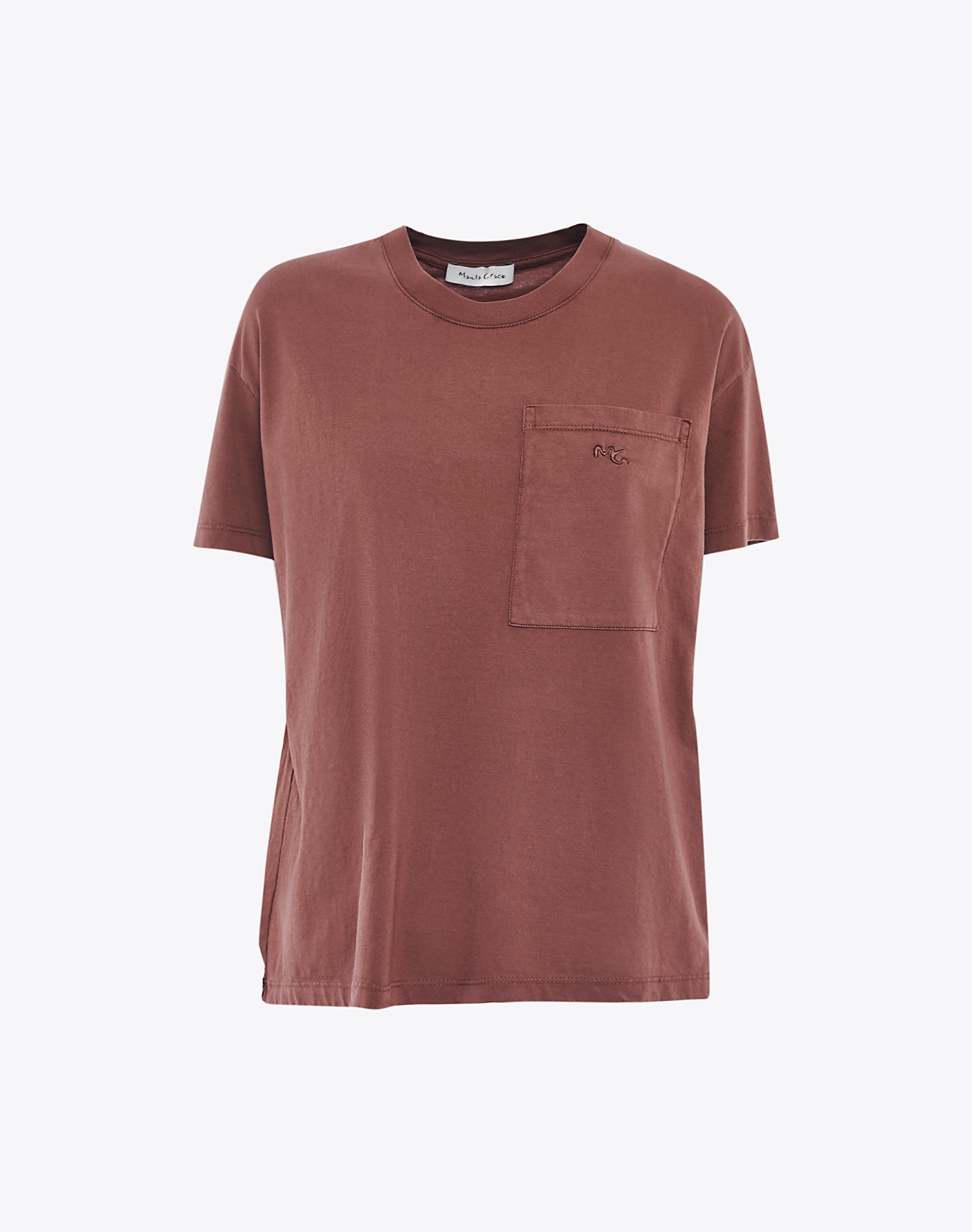 T-SHIRT WITH POCKET - EARTH - Manila Grace | Official Website