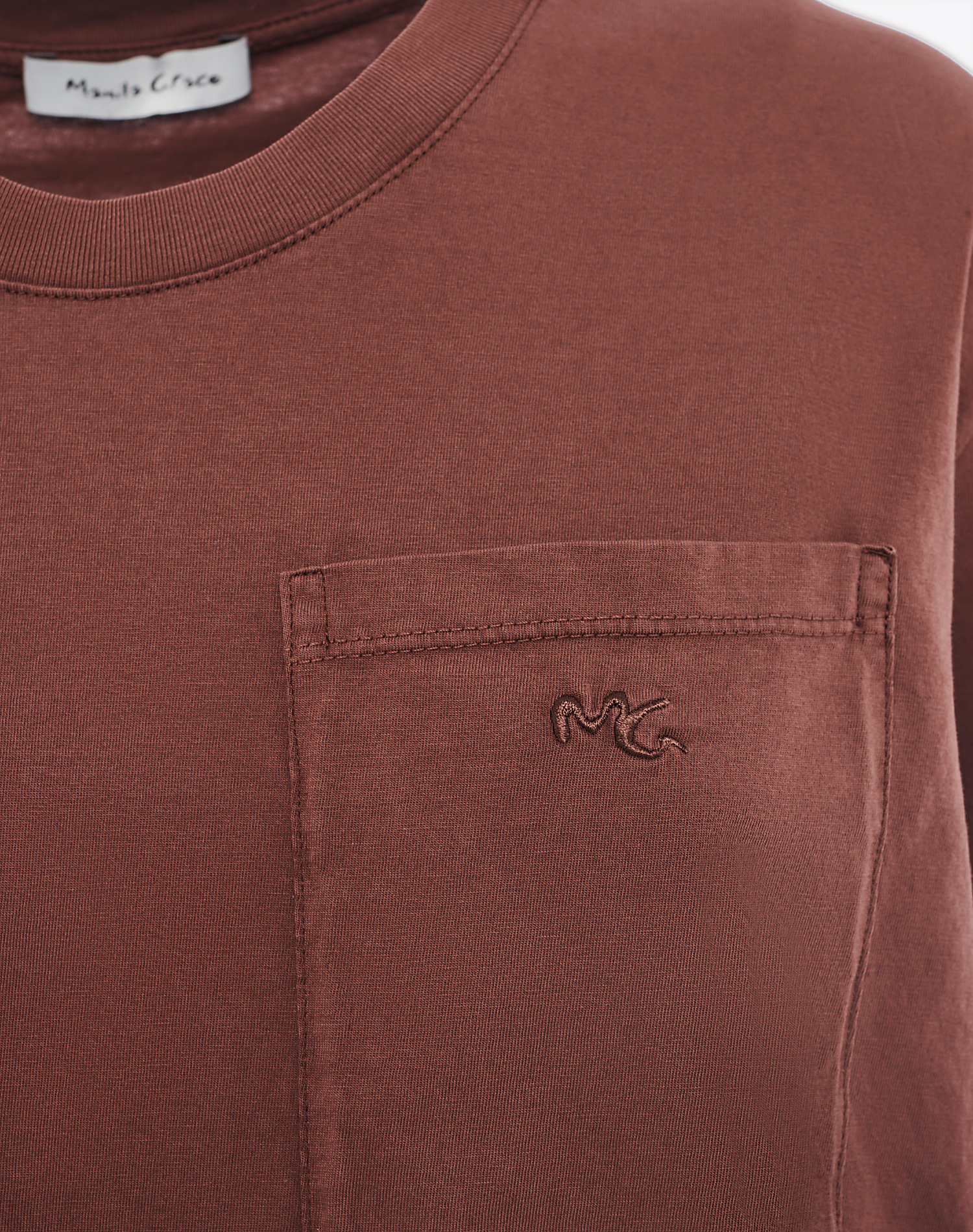 T-SHIRT WITH POCKET - EARTH - Manila Grace | Official Website