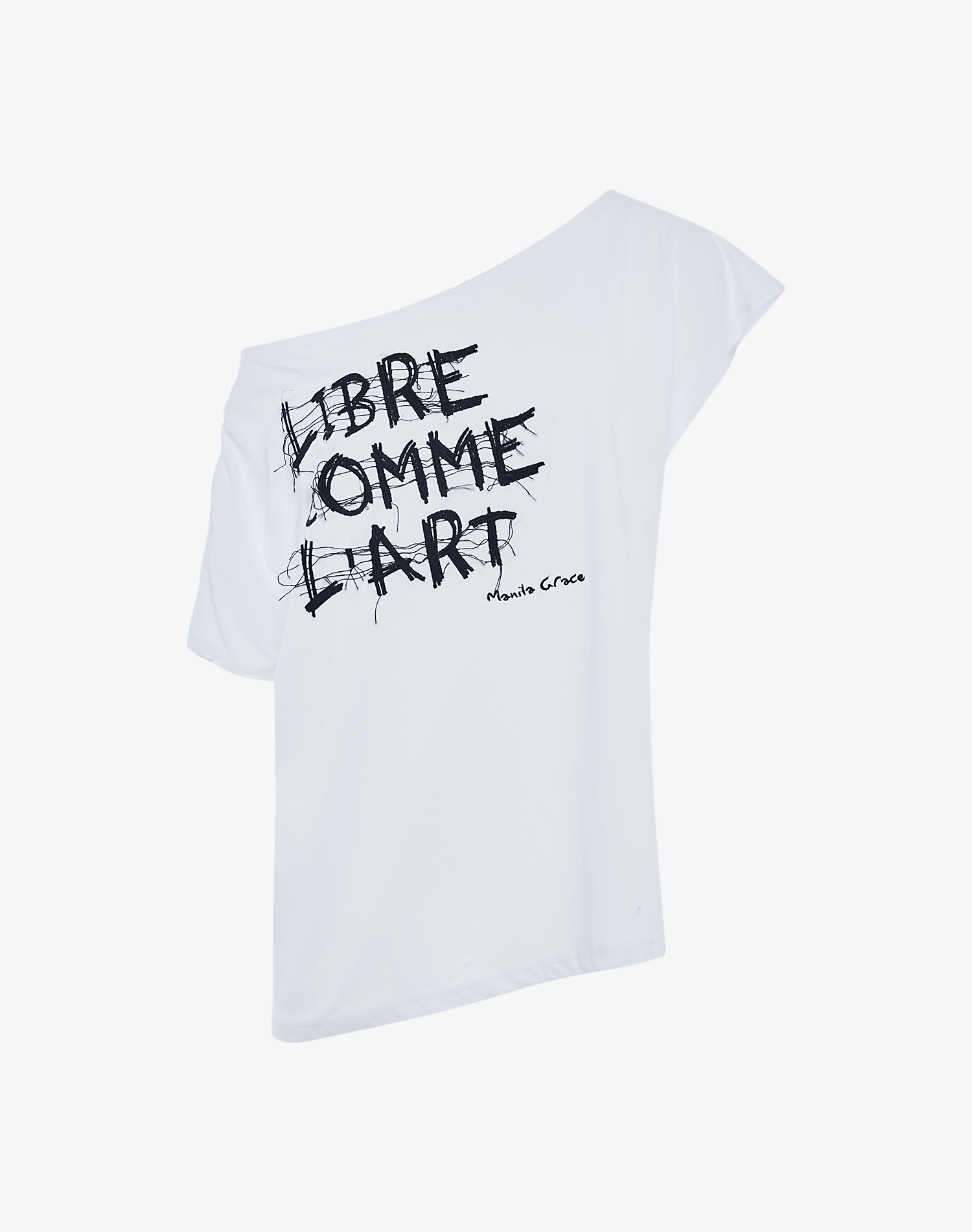 DROPPED SHOULDER T-SHIRT - T-SHIRT AND TOPS - Manila Grace | Official Website
