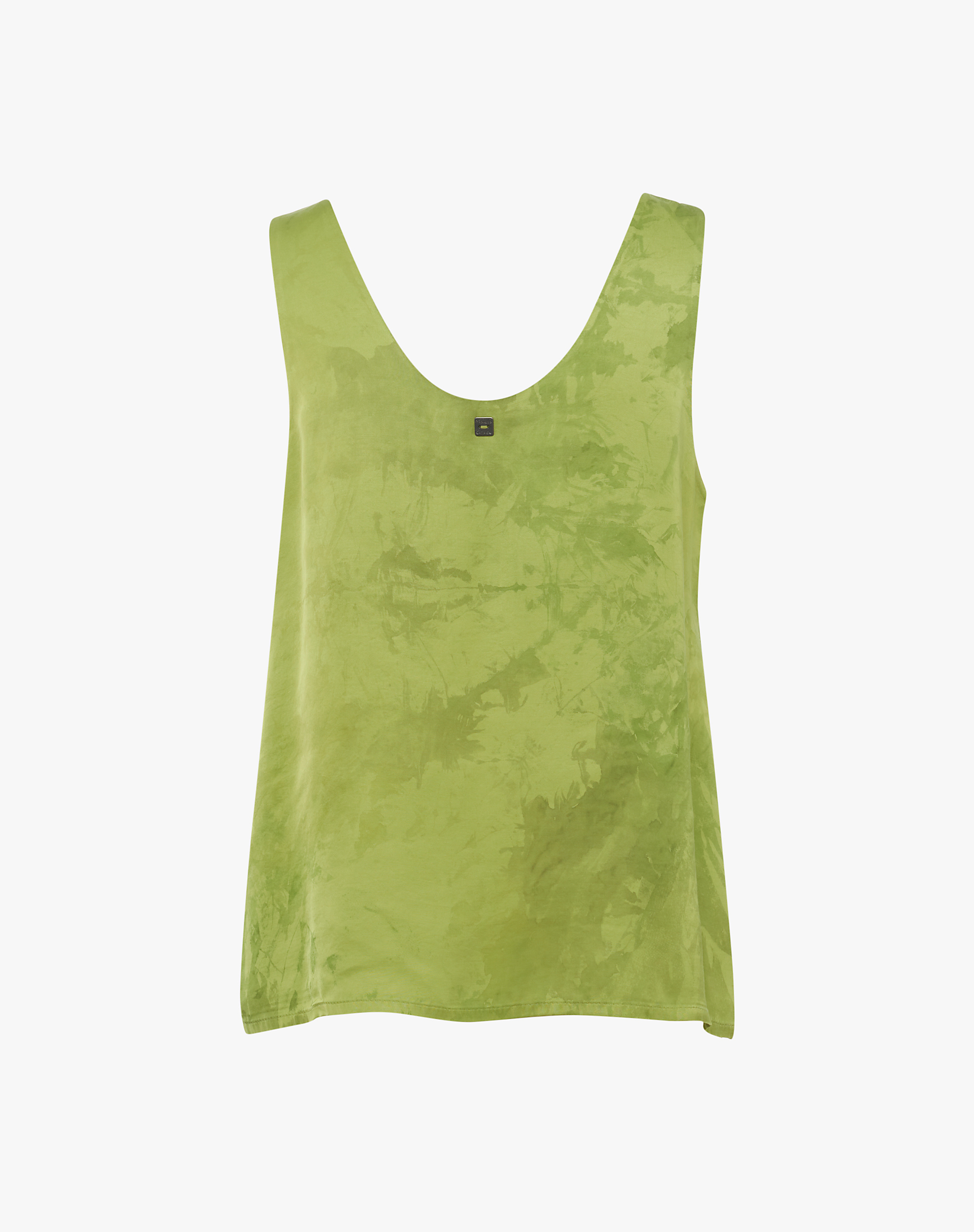 V-NECK TANK TOP - LEAF - Manila Grace | Official Website