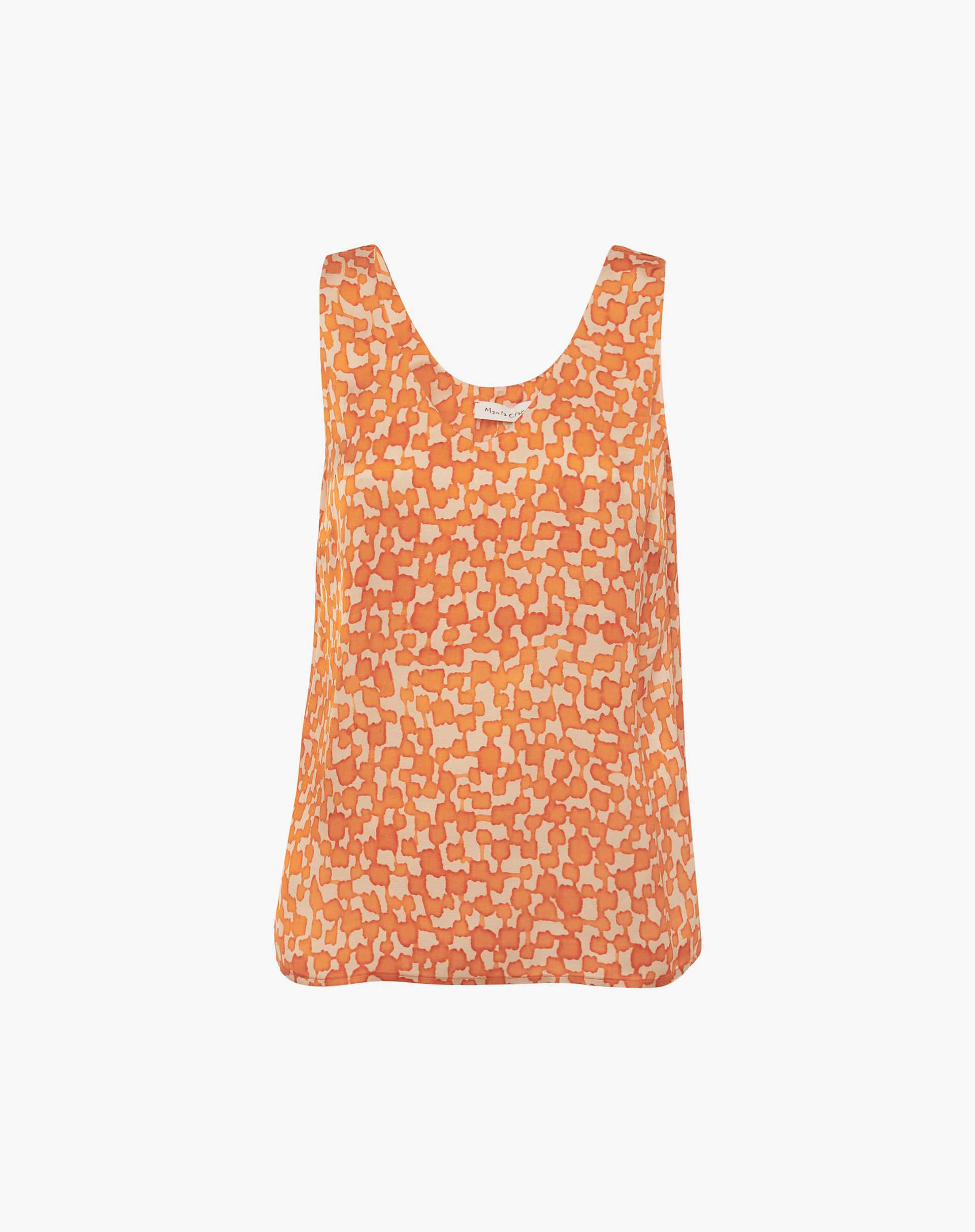 SATIN TANK TOP - T-SHIRT AND TOPS - Manila Grace | Official Website