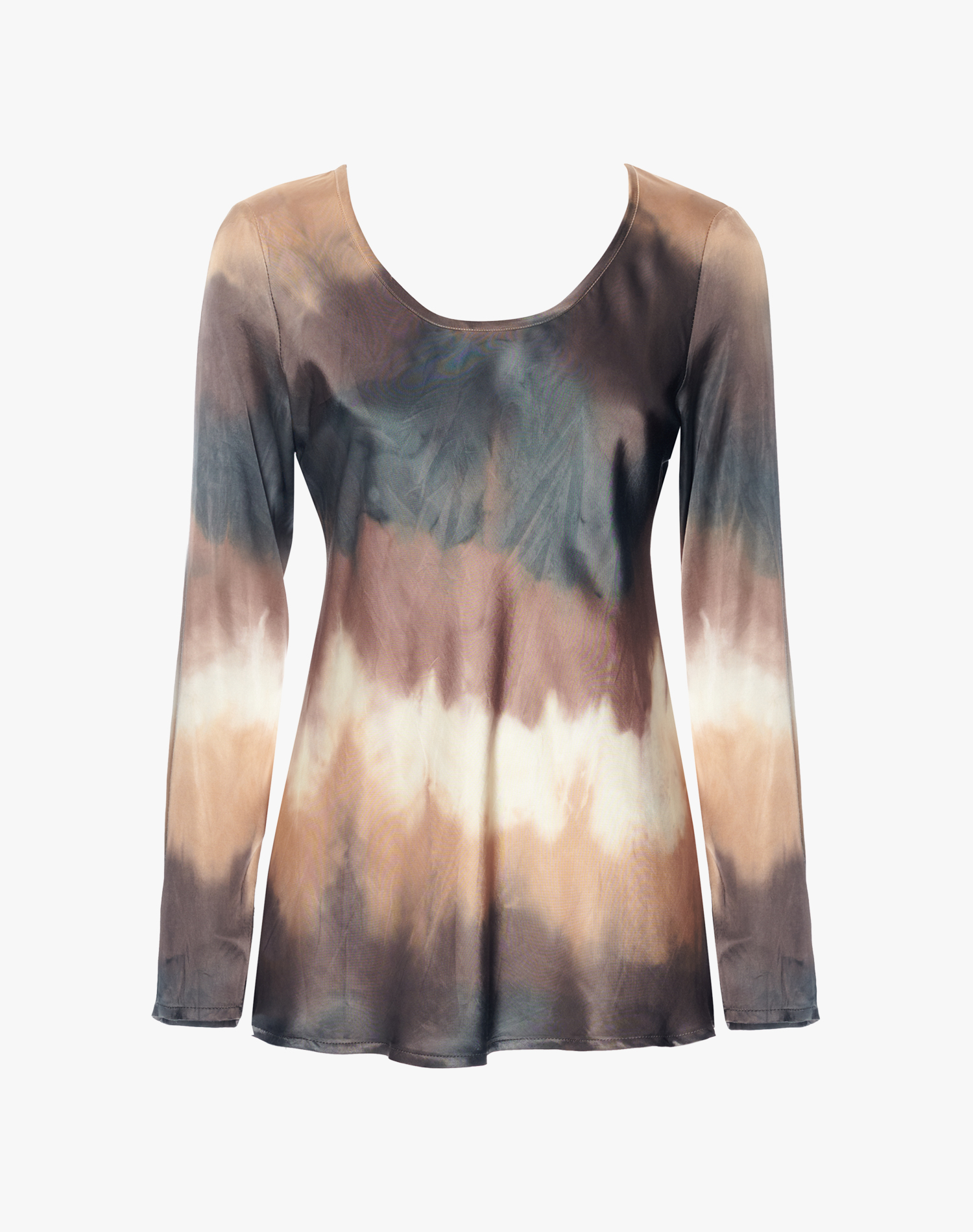TIE-DYE LONG SLEEVE BLOUSE | Manila Grace