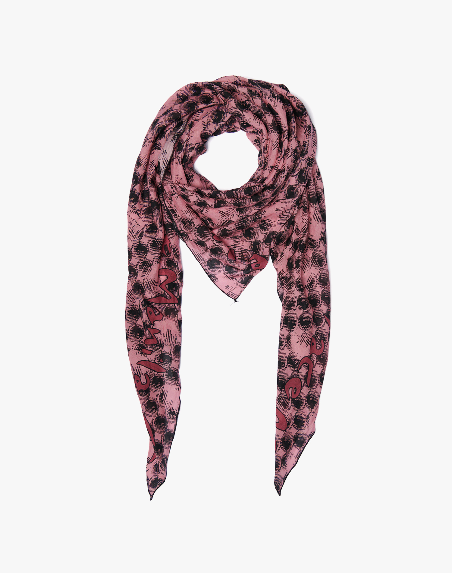 TRAPEZE SCARF IN COTTON AND SILK VOILE | Manila Grace