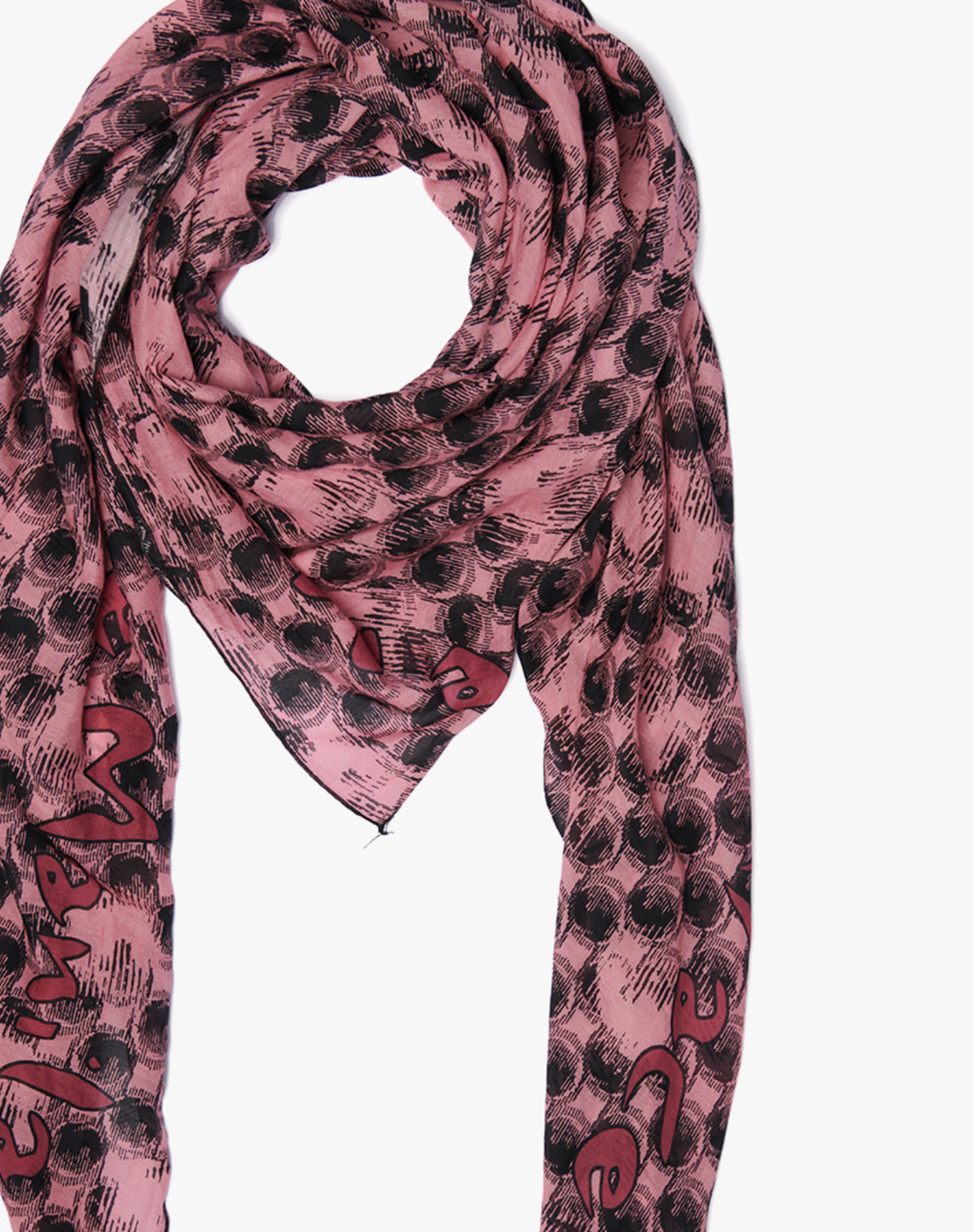 TRAPEZE SCARF IN COTTON AND SILK VOILE | Manila Grace