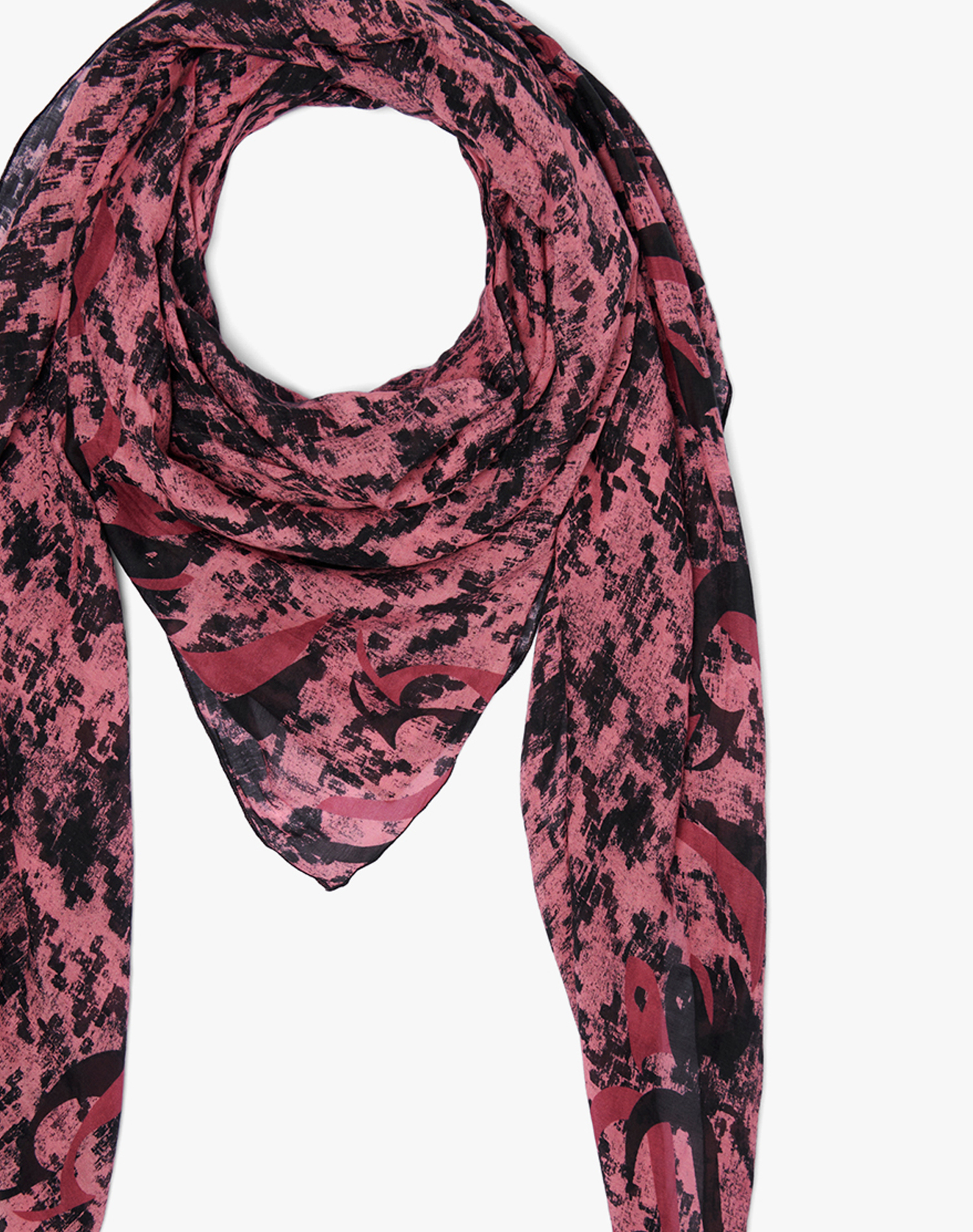 TRAPEZE SCARF IN COTTON AND SILK VOILE | Manila Grace