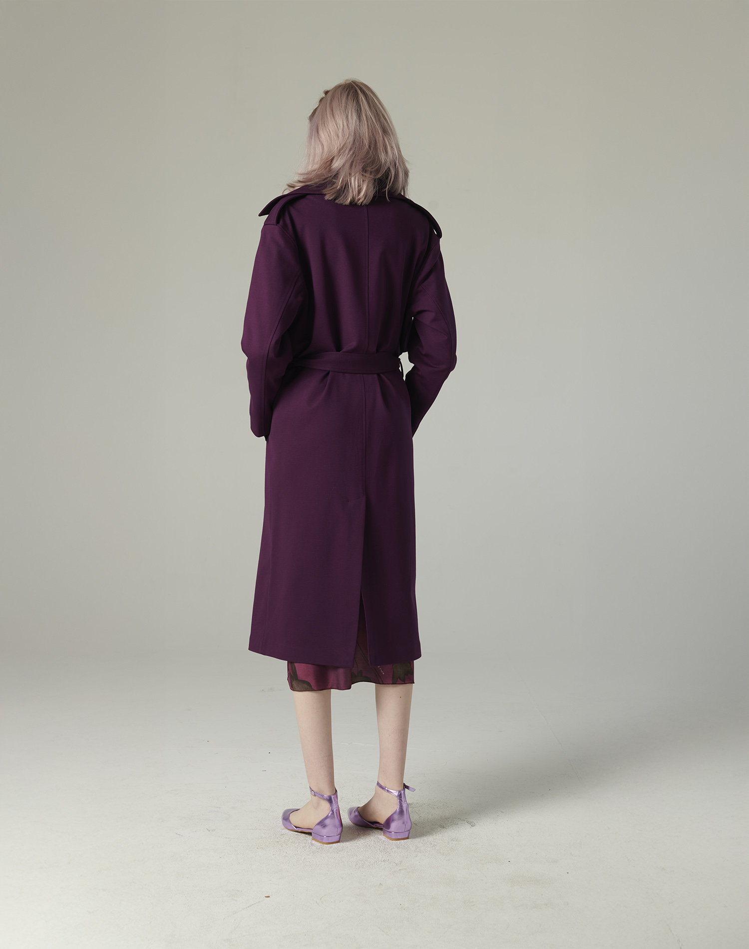 TRENCH COAT WITH BREASTPLATE | Manila Grace