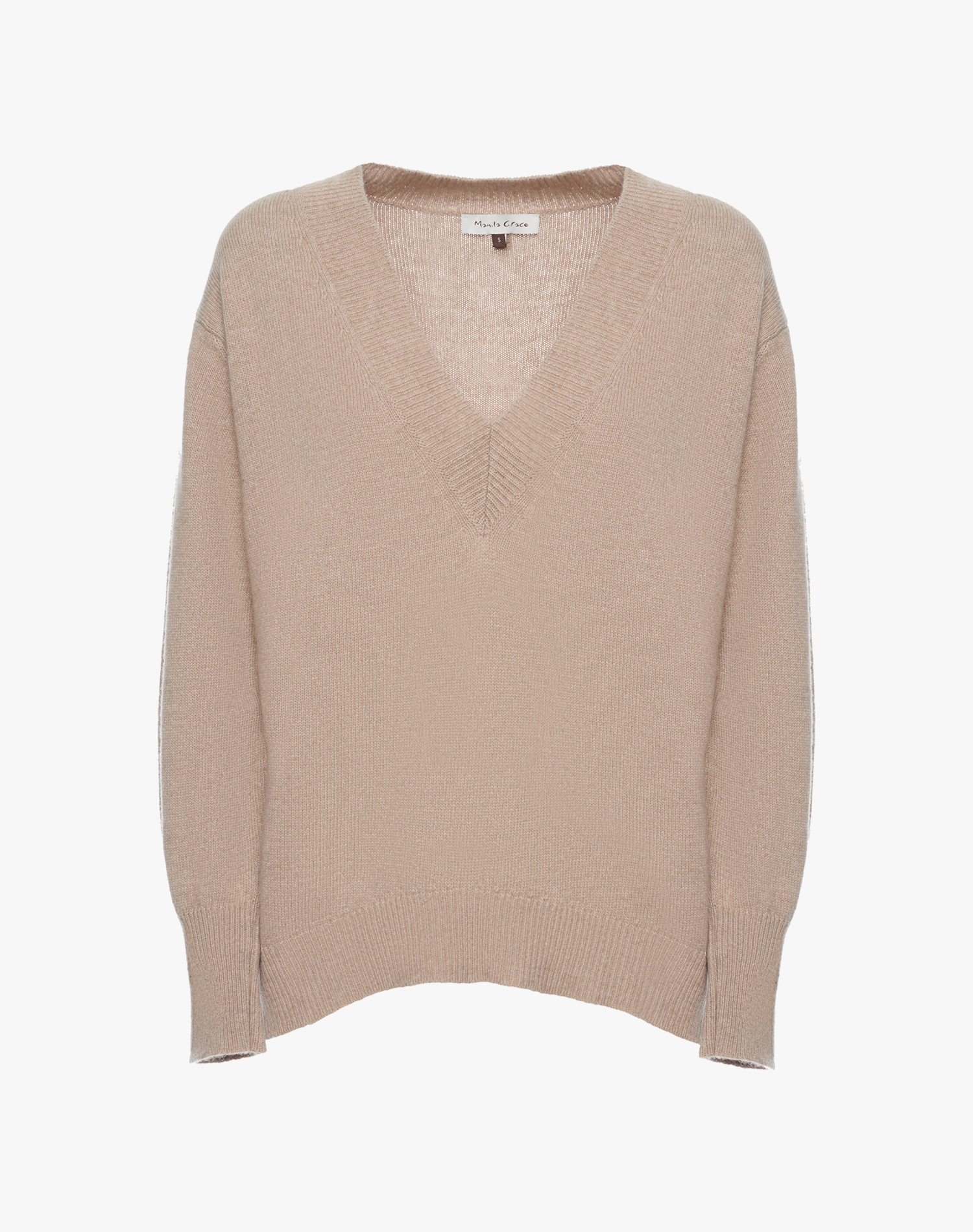 MAXI V-NECK SWEATER | Manila Grace