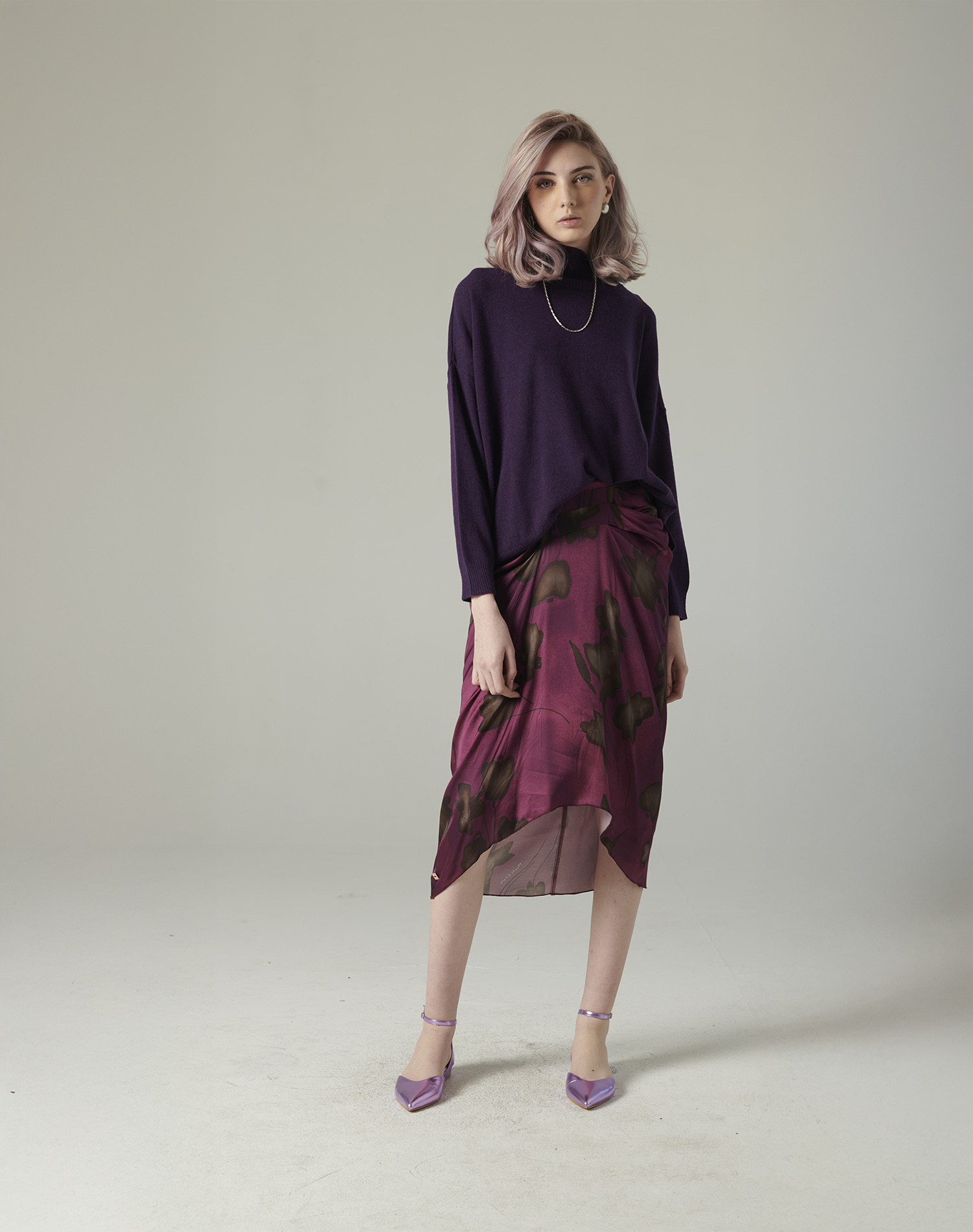 HIGH-NECK SWEATER | Manila Grace