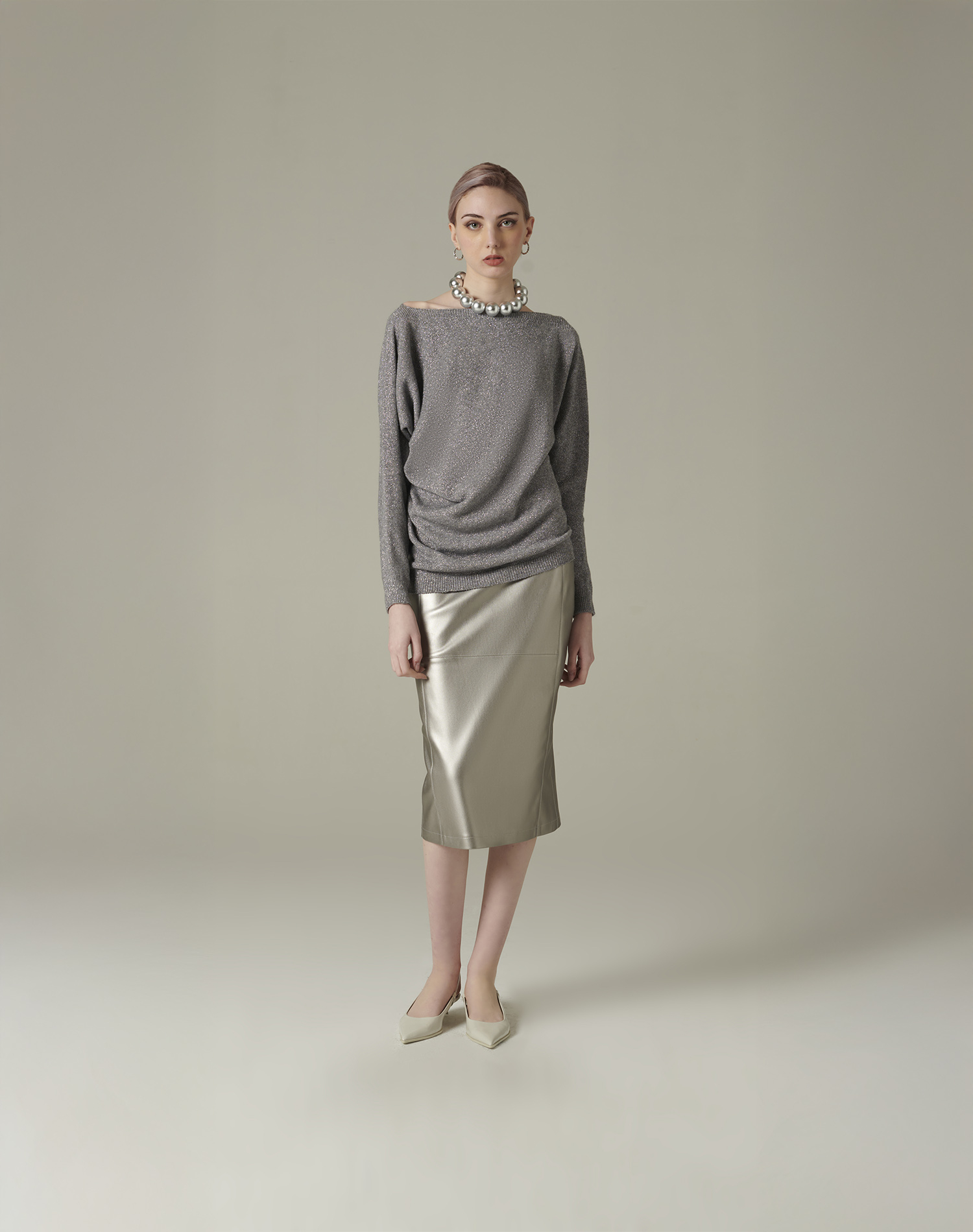 DRAPED SWEATER | Manila Grace
