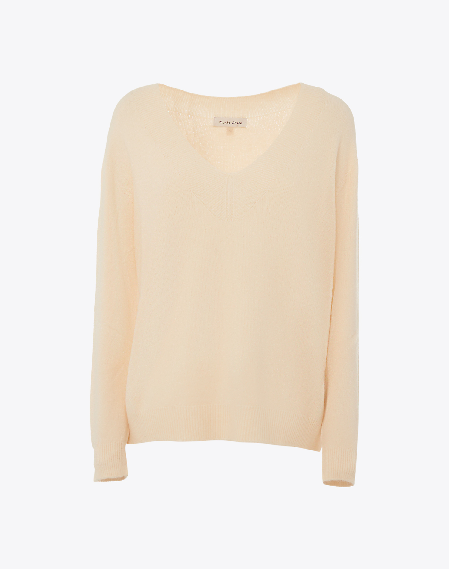 MAGLIA CON SCOLLO A V | Manila Grace