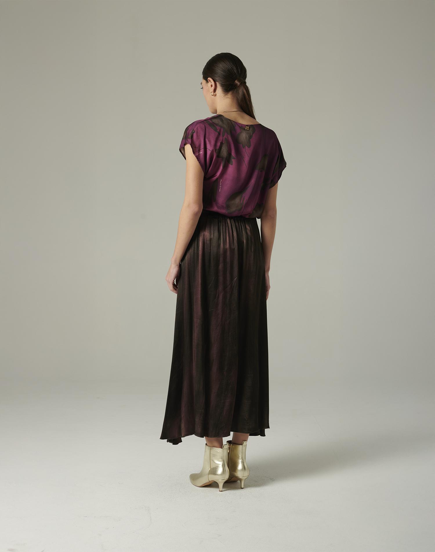 TIE-DYE FLARED SKIRT | Manila Grace