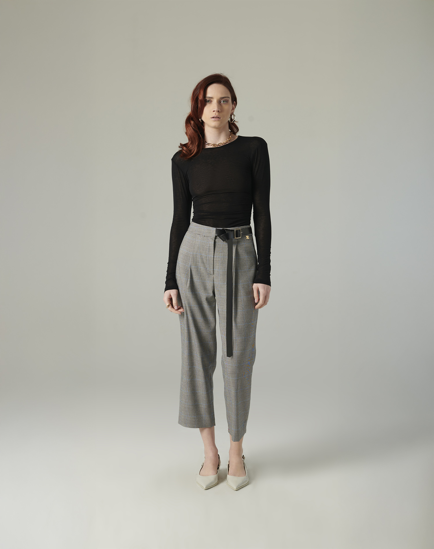 CHINOS PANTS WITH BELT | Manila Grace