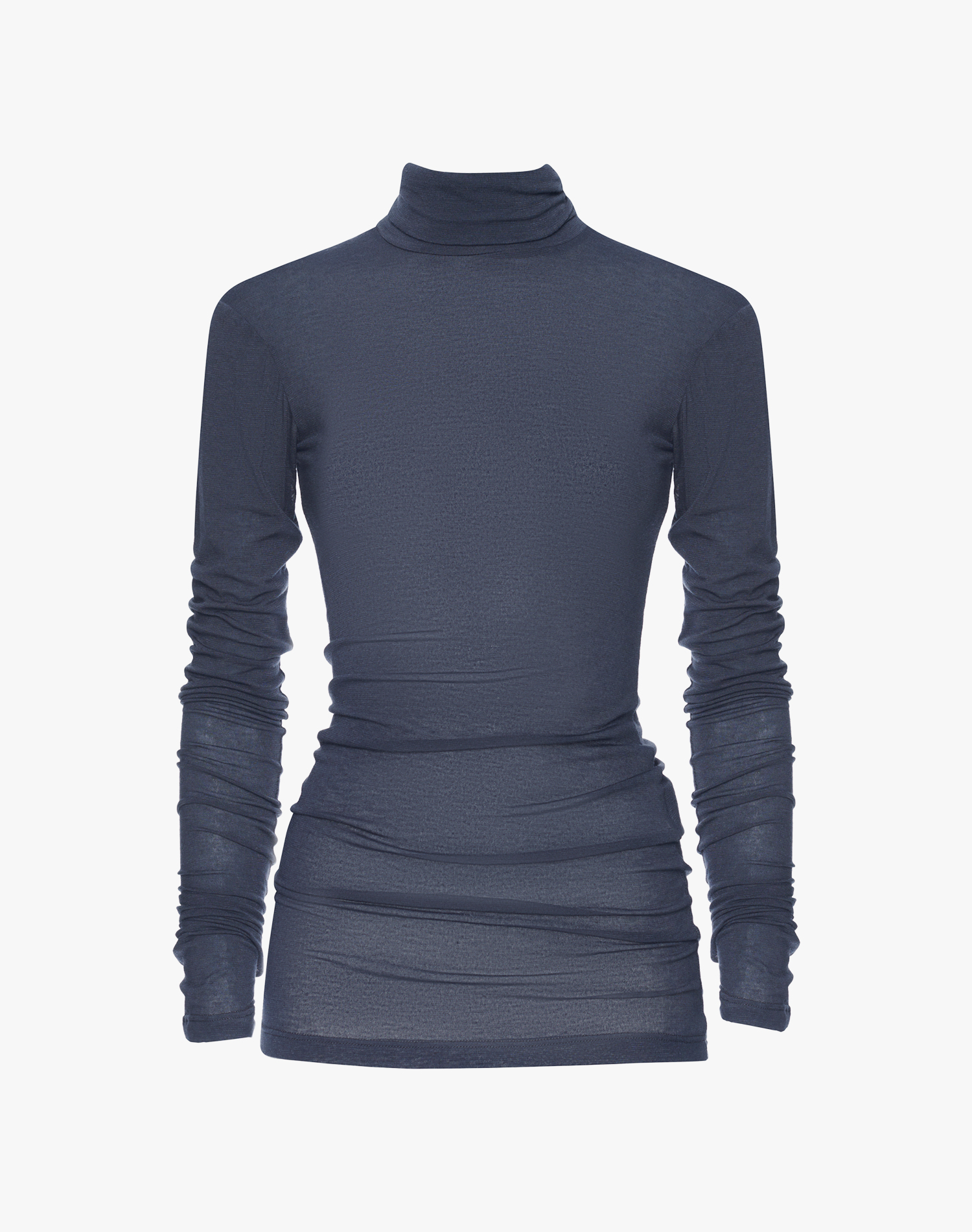 RUCHED TURTLENECK | Manila Grace