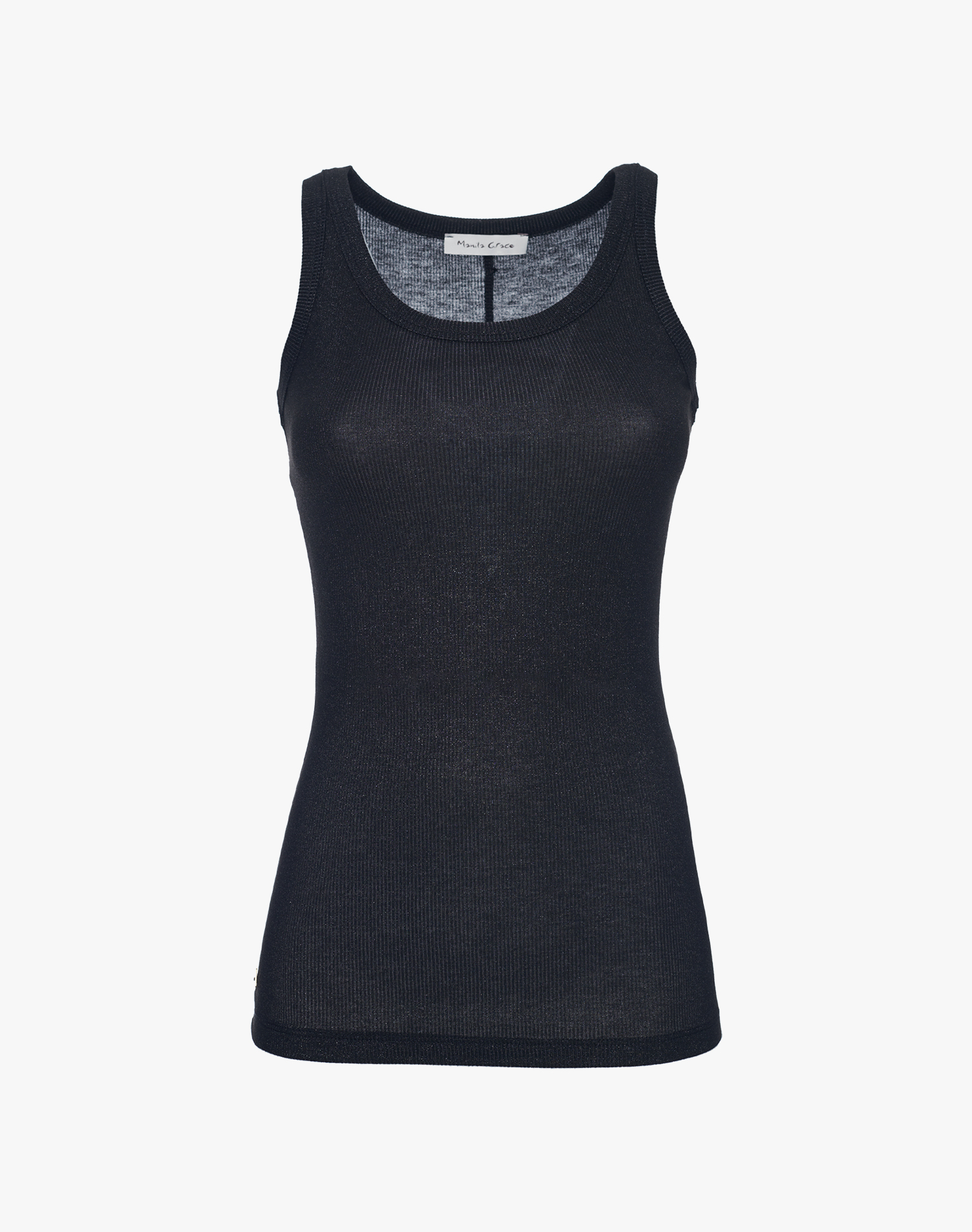 RIBBED LUREX TANK TOP | Manila Grace