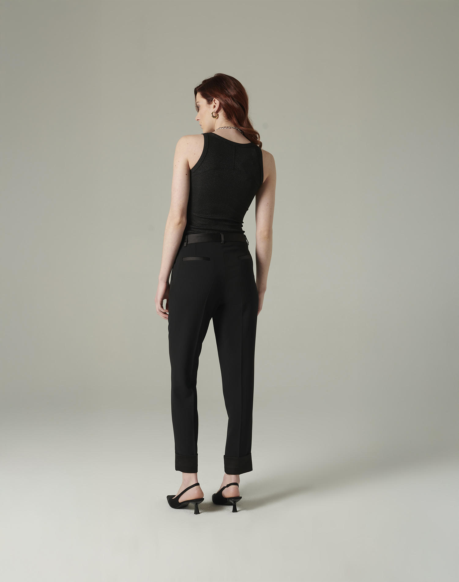RIBBED LUREX TANK TOP | Manila Grace
