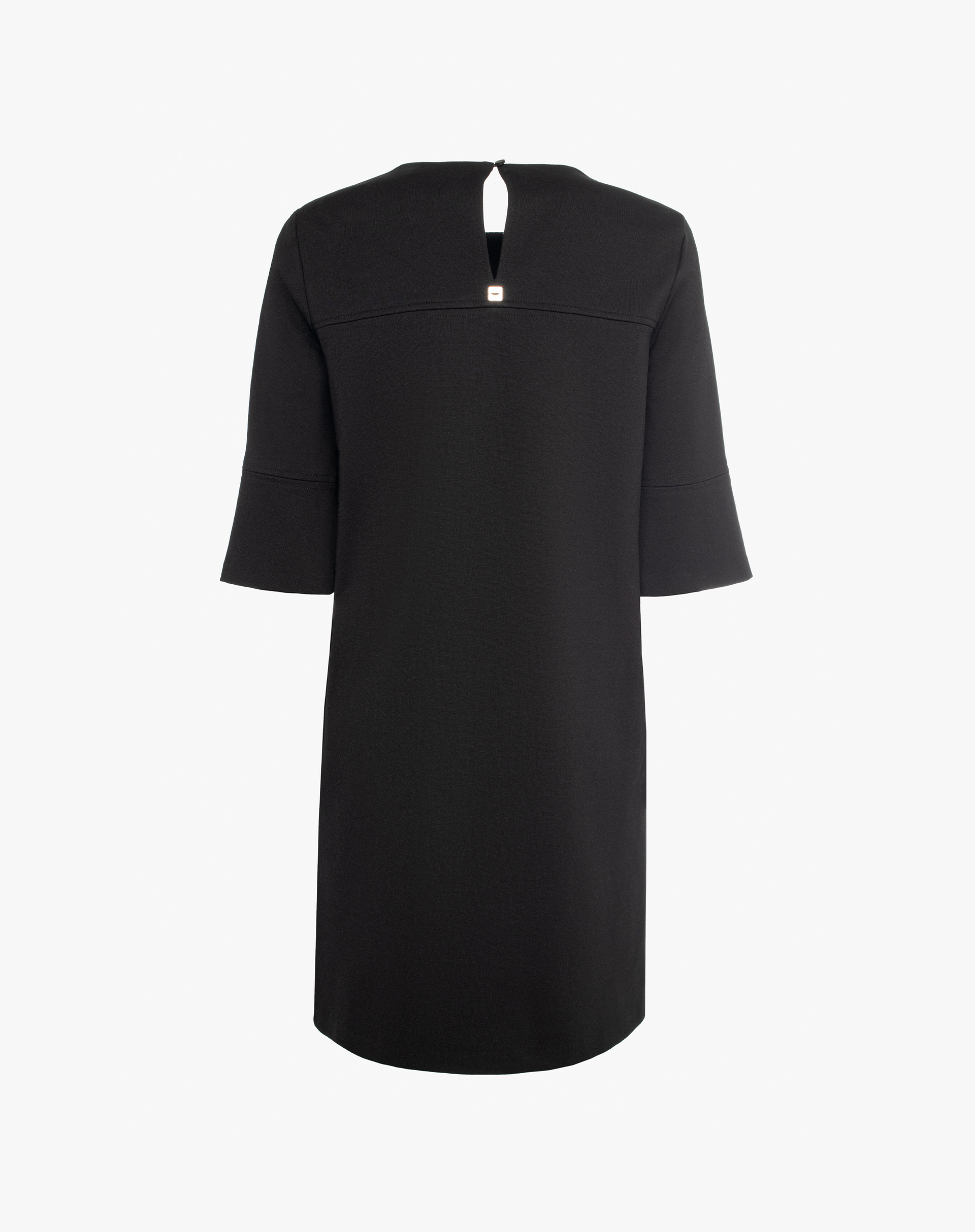 Straight Dress With 3/4 Sleeves - DRESSES - Manila Grace | Official Website