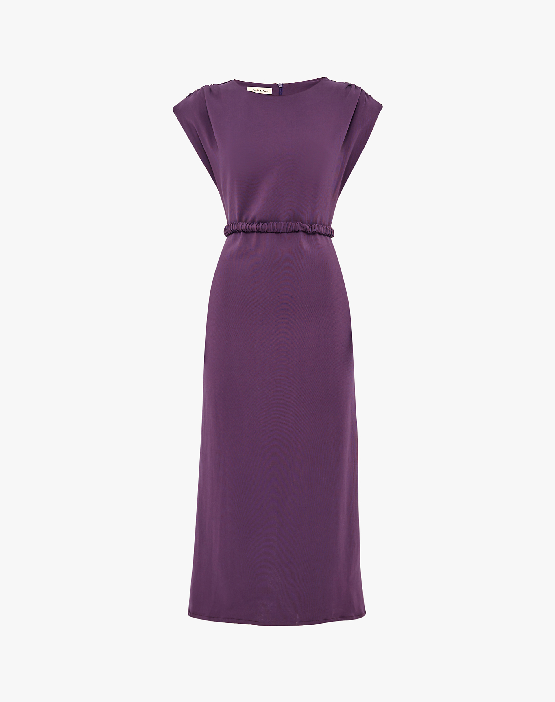 Midi Dress With Elastic Waist - MA648 - Manila Grace | Official Website