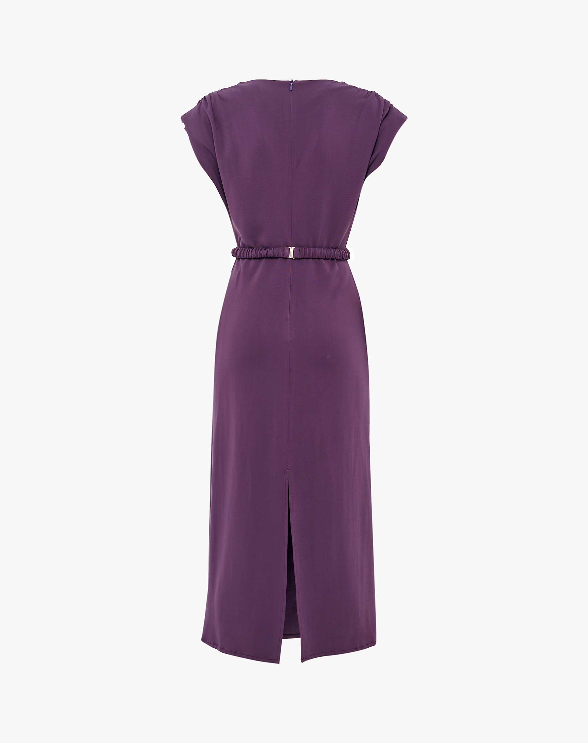 Midi Dress With Elastic Waist - MA648 - Manila Grace | Official Website