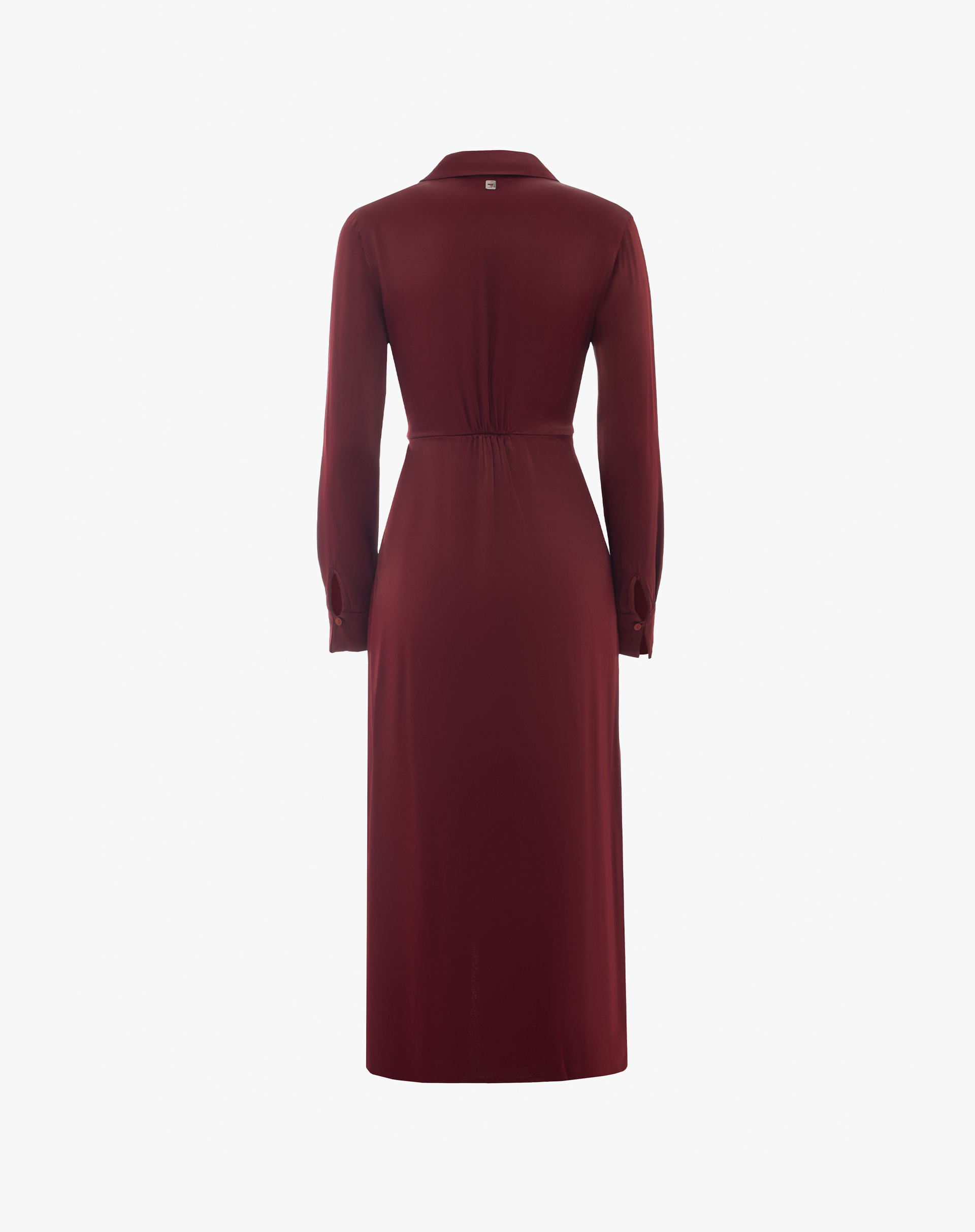 Long Shirt Dress With Side Knot - DRESSES & JUMPSUITS - Manila Grace | Official Website