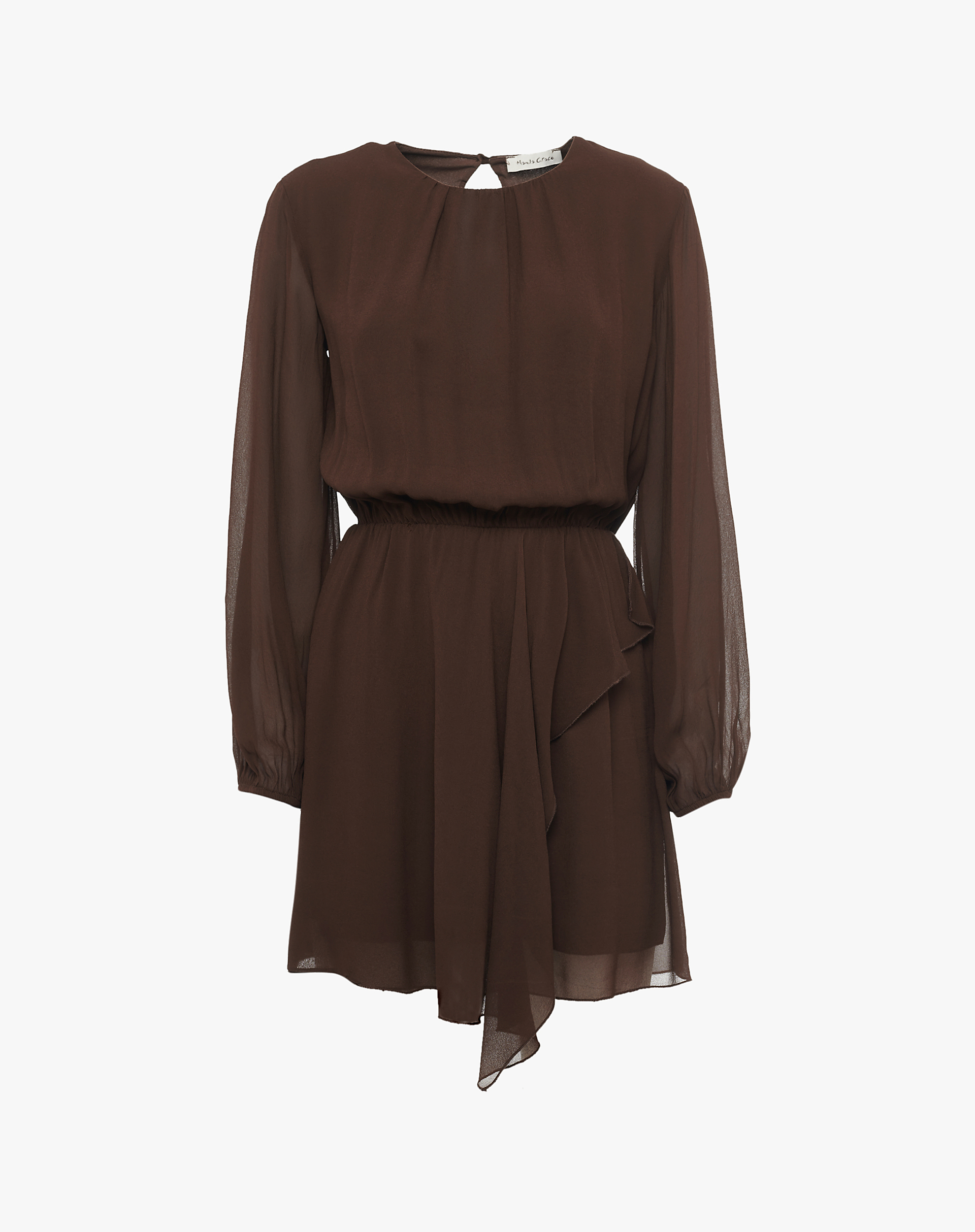 Short Viscose Dress - DRESSES - Manila Grace | Official Website