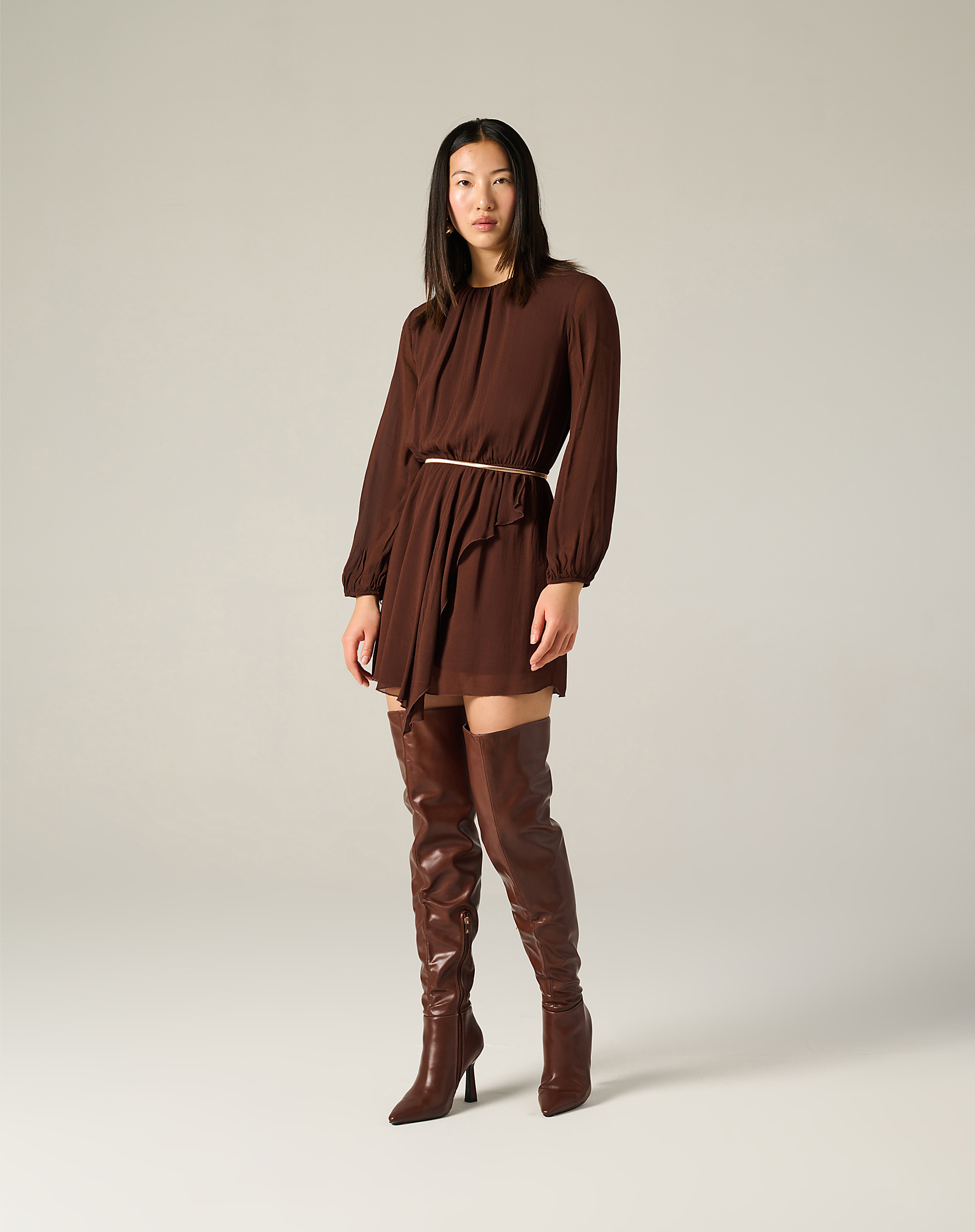 Short Viscose Dress - MA646 - Manila Grace | Official Website