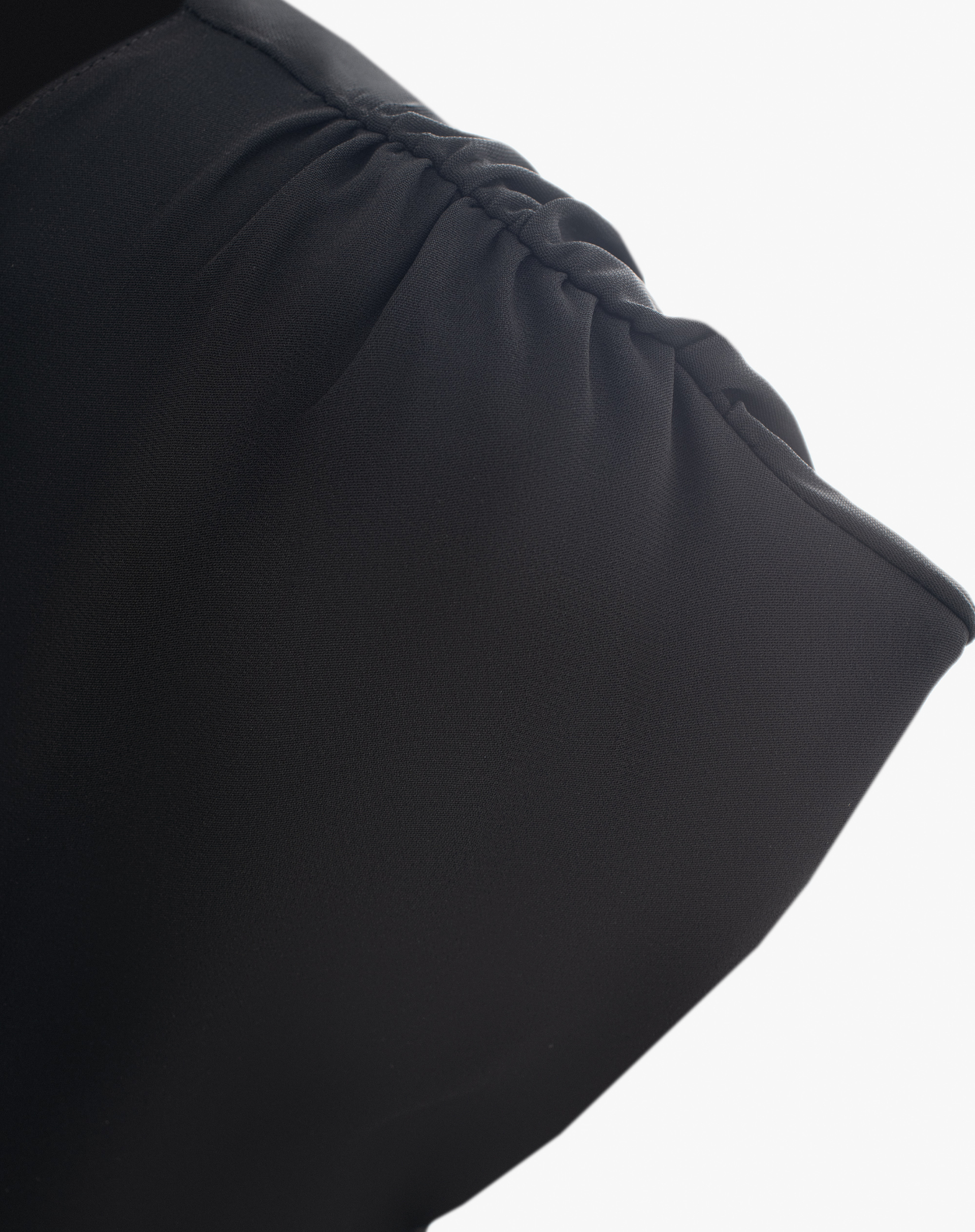 Abito Midi Con Maniche Corte E Cintura Con Logo - NERO - Manila Grace