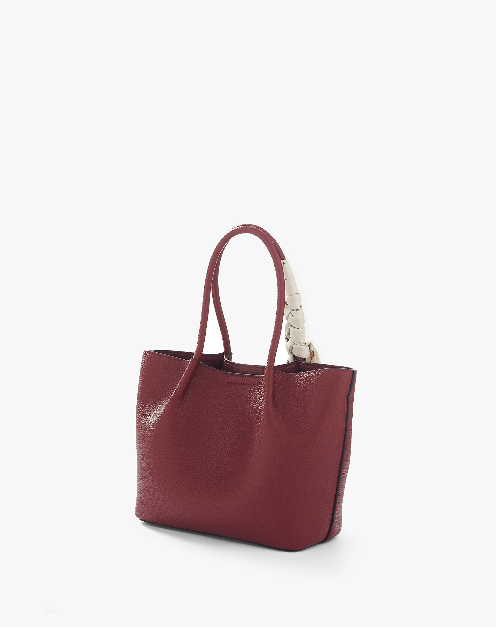 Mini Shopper In Similpelle Con Foulard Decorativo - HANDBAGS - Manila Grace