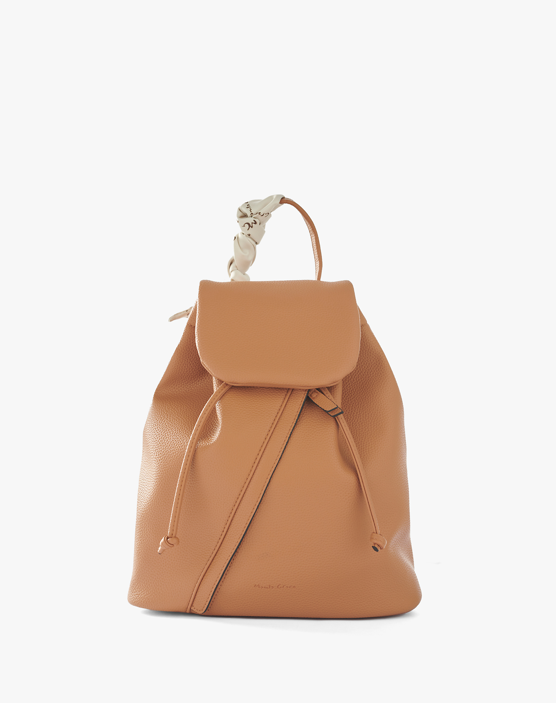 Zaino In Similpelle Con Coulisse E Foulard Decorativo - CROSSBODY BAGS - Manila Grace