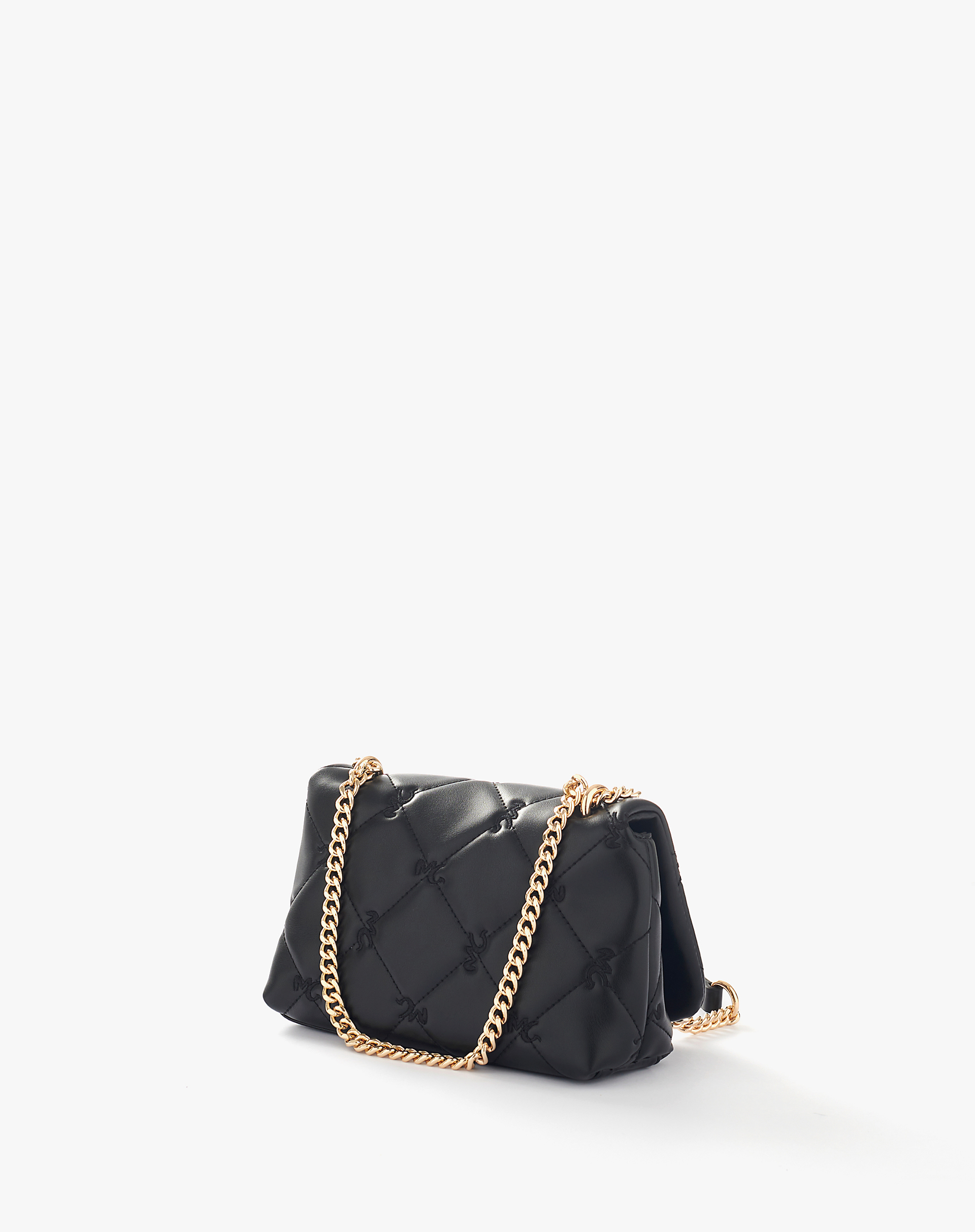 Mini Bag Trapuntata Con Catena E Ricamo Logo - CROSSBODY BAGS - Manila Grace