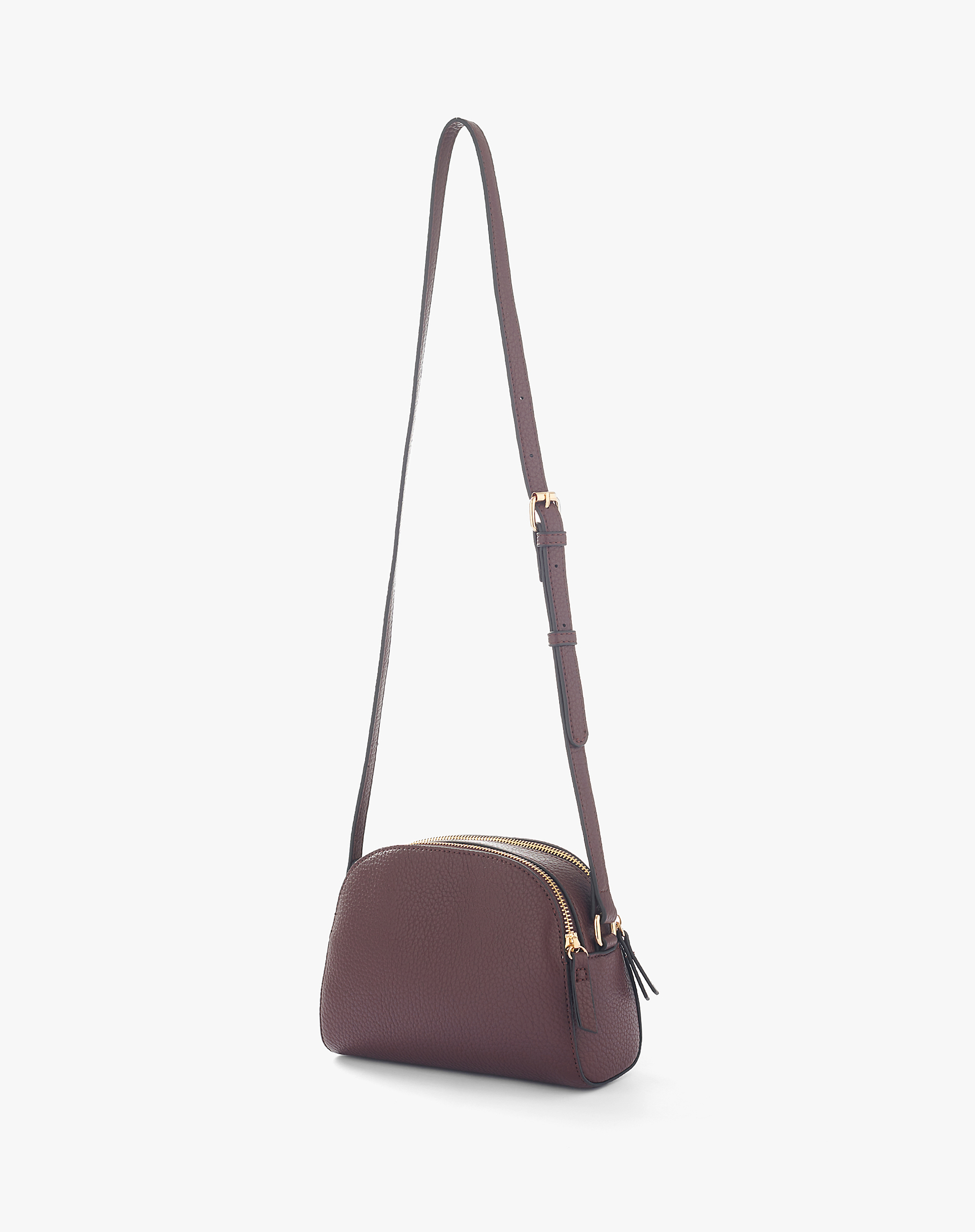 Borsa A Tracolla In Ecopelle Martellata Con Logo Mg - CROSSBODY BAGS - Manila Grace