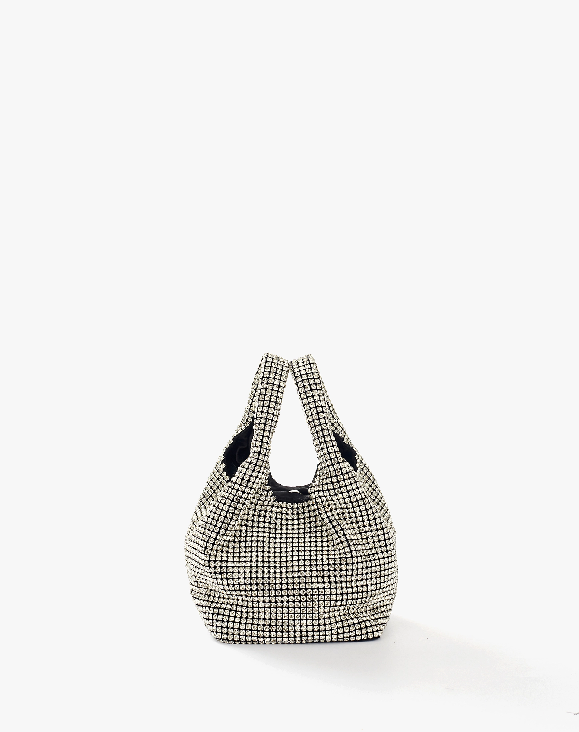 Mini Shopper With All-Over Rhinestones - MA026 - Manila Grace | Official Website