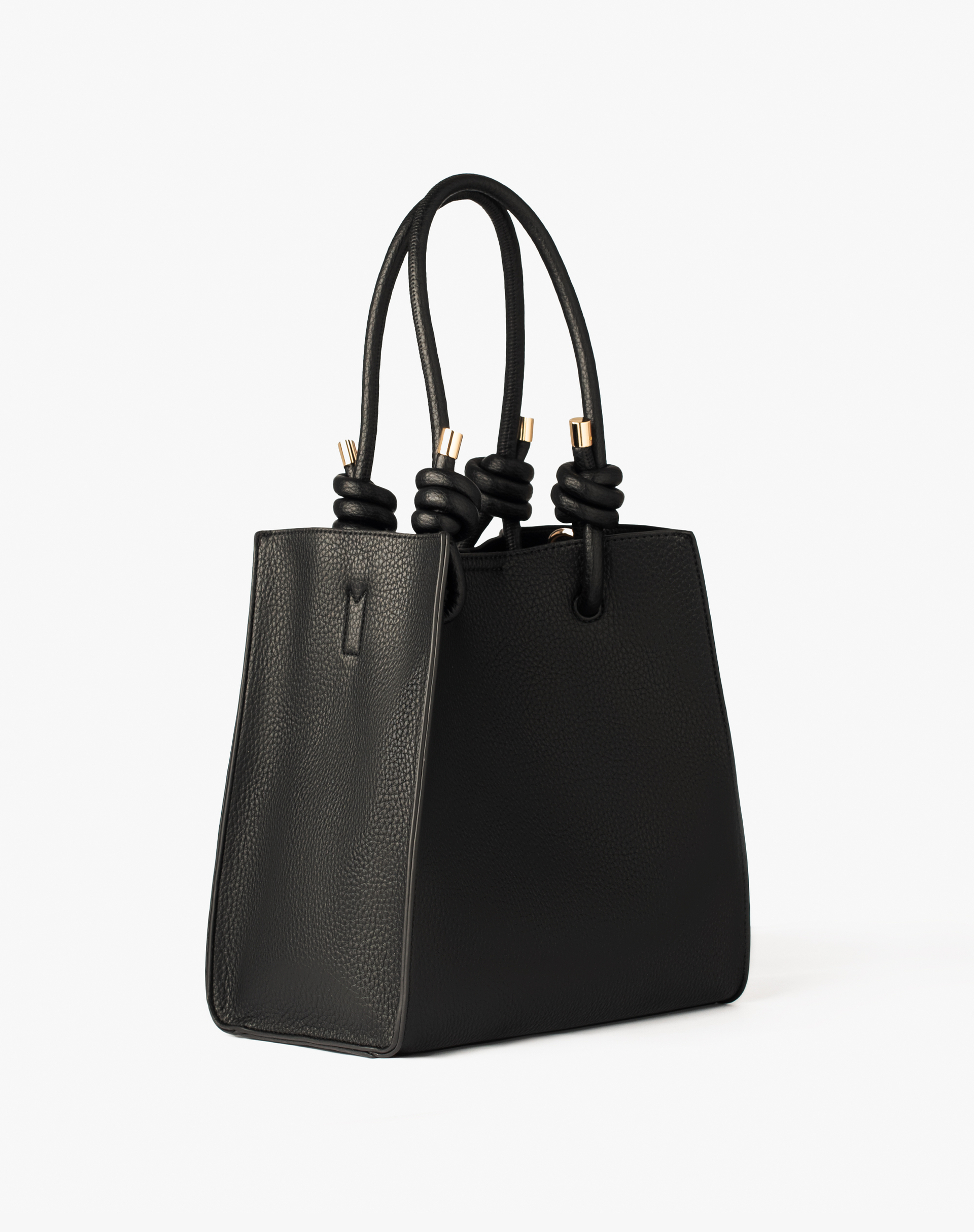 Felicia Faux Leather Knot - BLACK - Manila Grace | Official Website