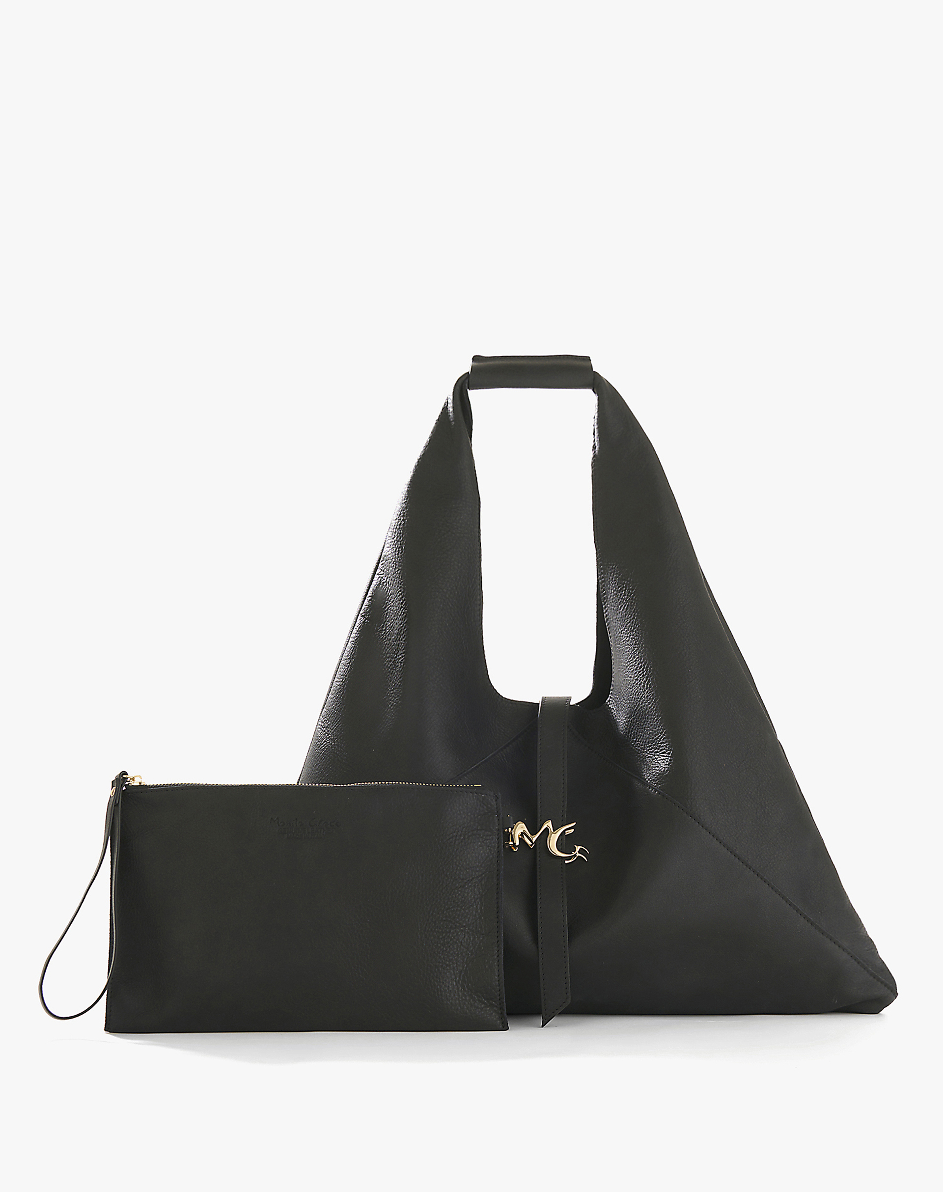 Sac Bag In Vera Pelle – Edizione Speciale Fw25 - NERO - Manila Grace