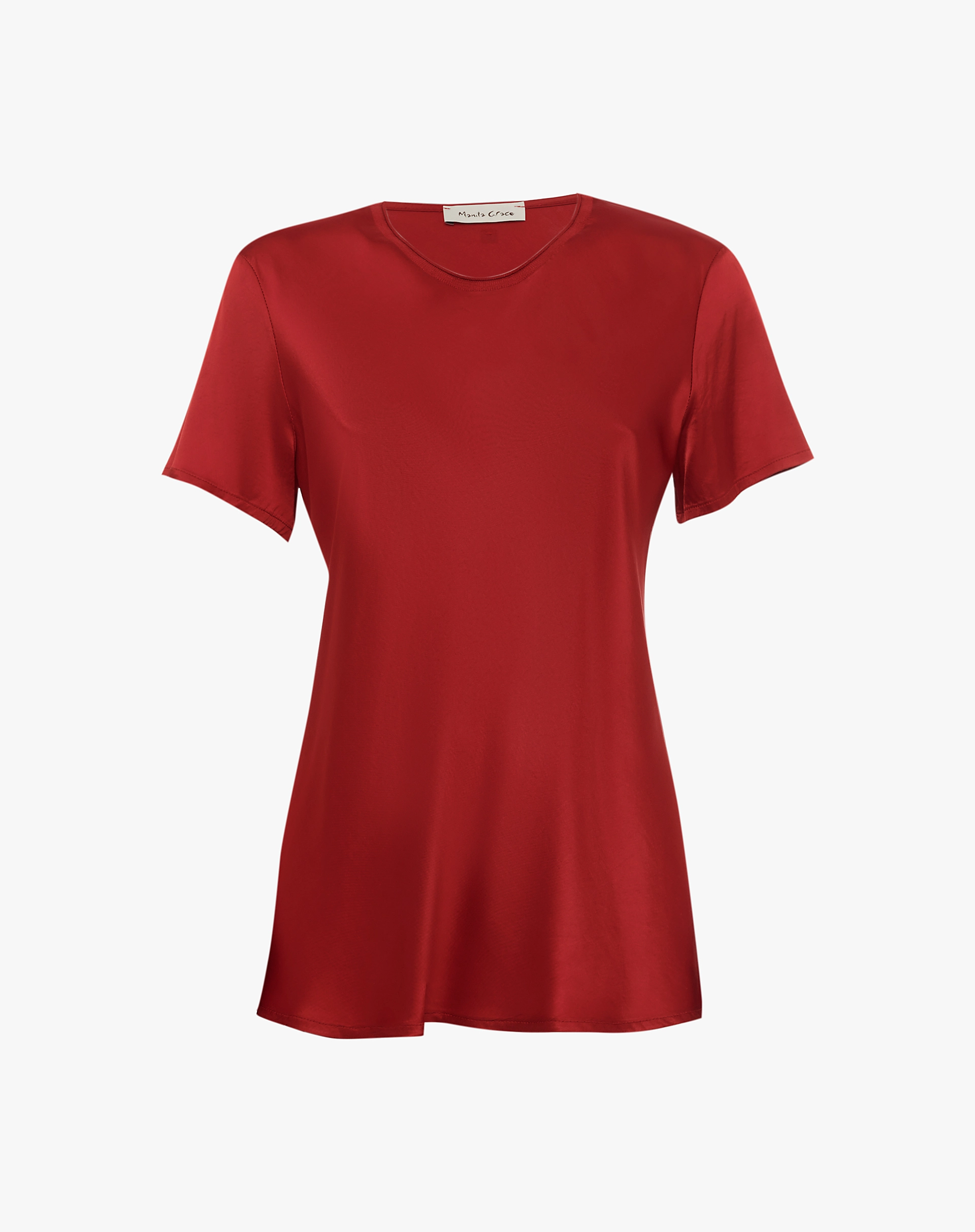 Satin T-Shirt - T-SHIRTS - Manila Grace | Official Website