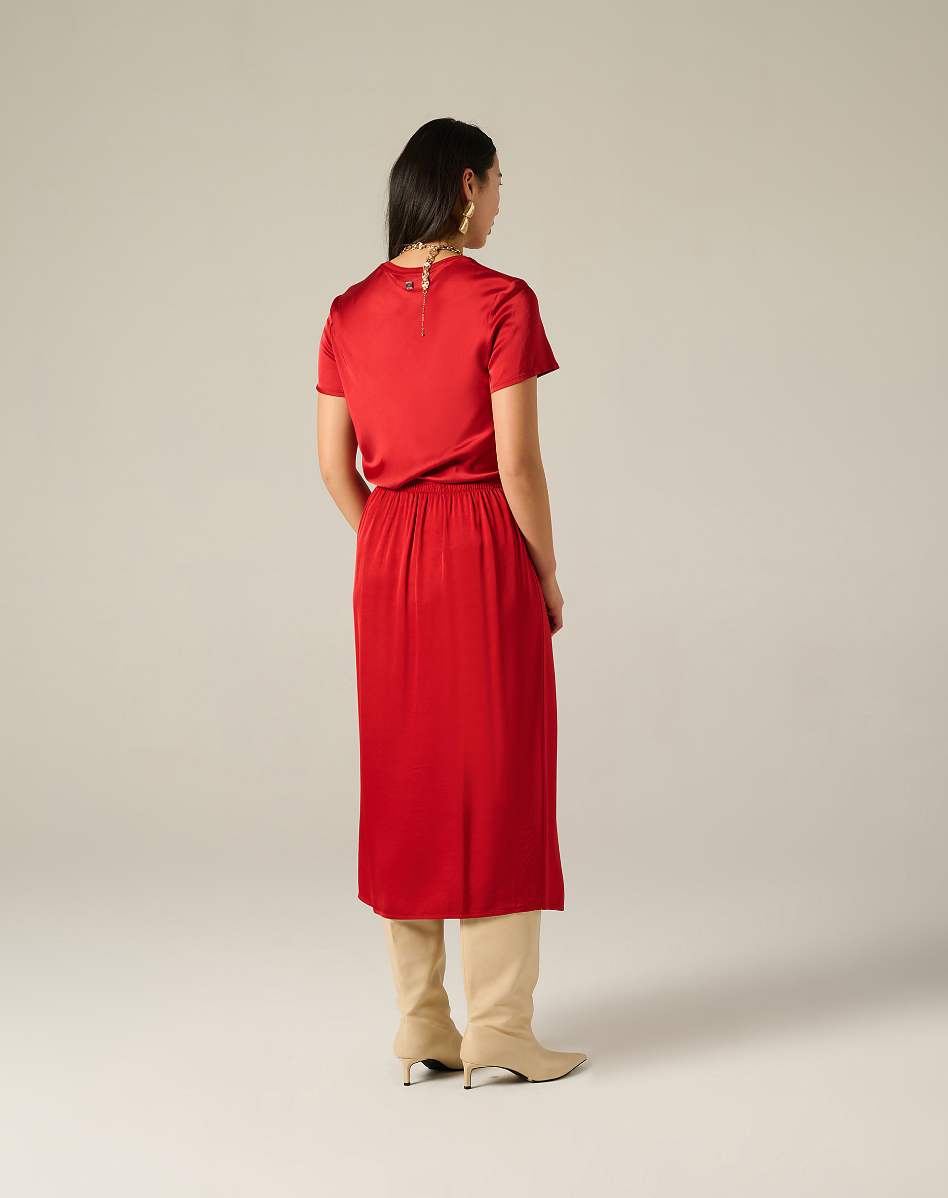 Satin T-Shirt - MA653 - Manila Grace | Official Website