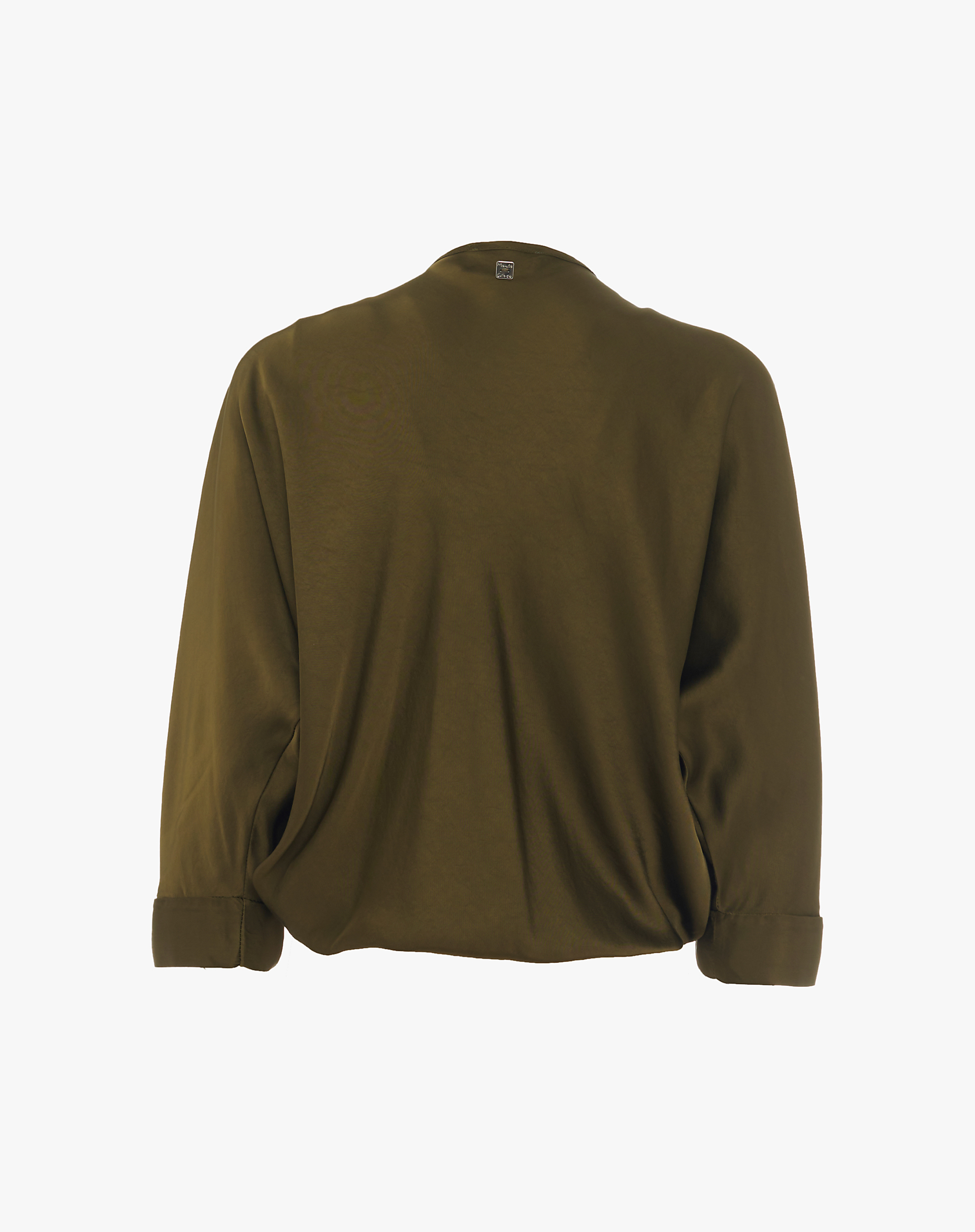 Crisscross Blouse With Teardrop Neckline - SHIRTS - Manila Grace | Official Website