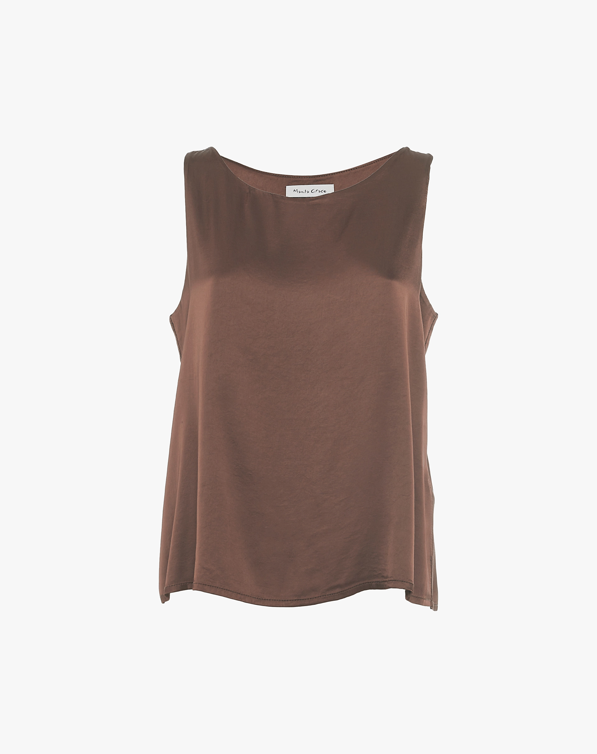 Sleeveless Viscose Top - TOPS - Manila Grace | Official Website