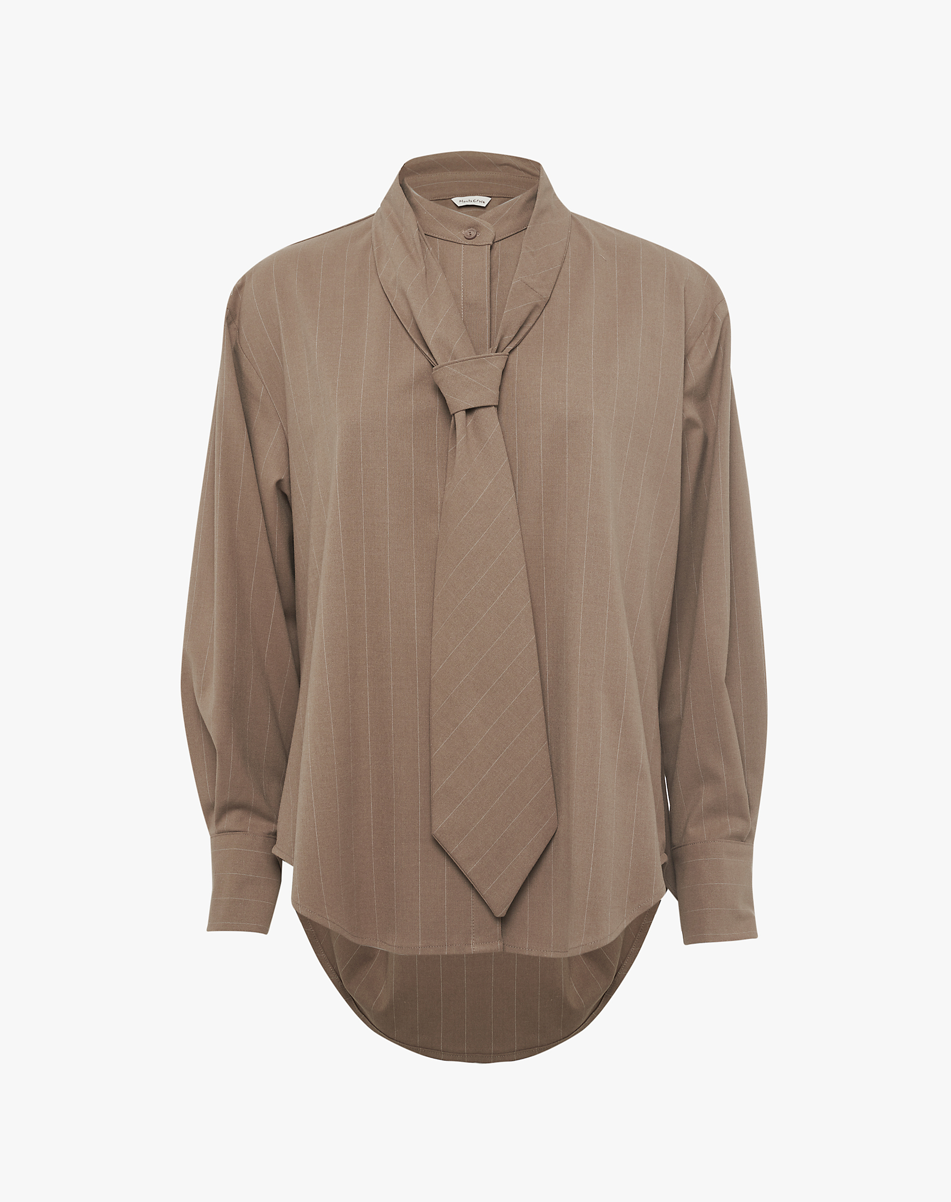 Oversized Shirt With Matching Tie - MA644 - Manila Grace | Official Website