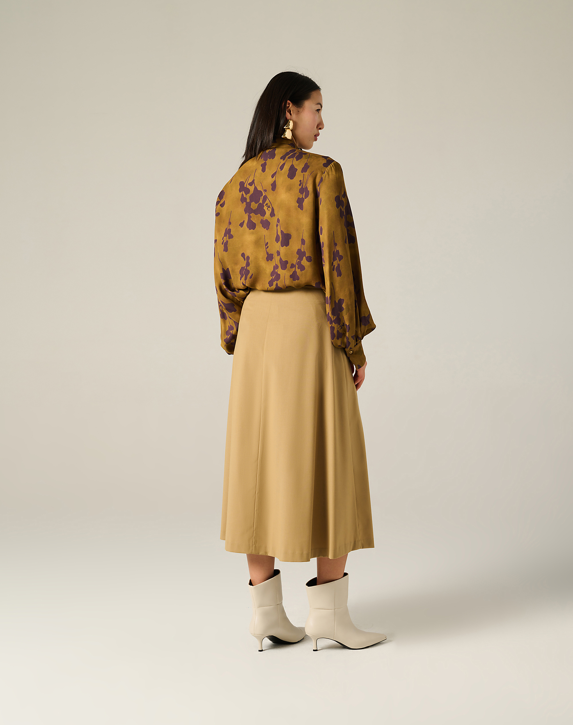 Printed Shirt With Matching Tie - MD643 - Manila Grace | Official Website