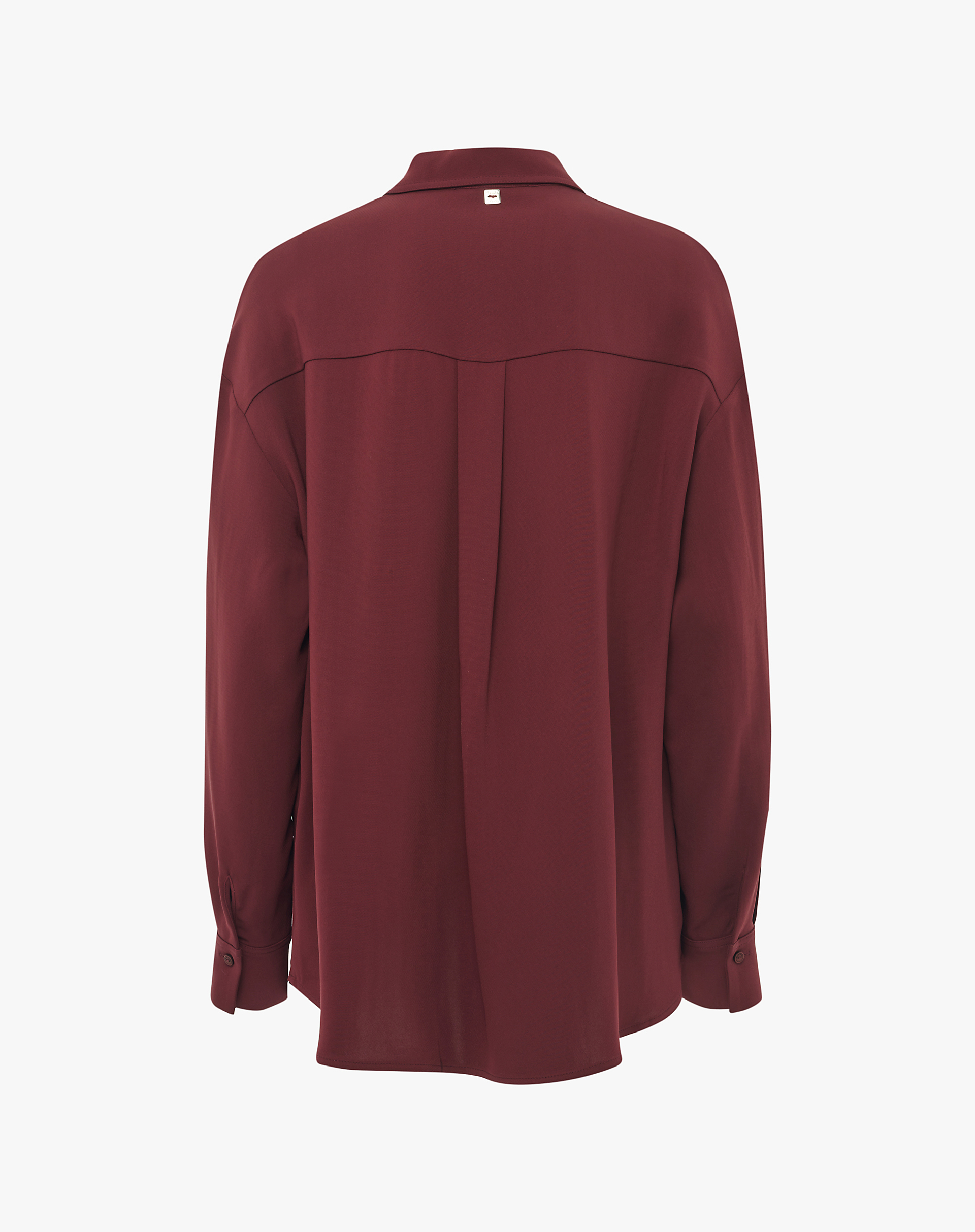 Oversized Shirt With Pockets And Full Color - SHIRTS - Manila Grace | Official Website