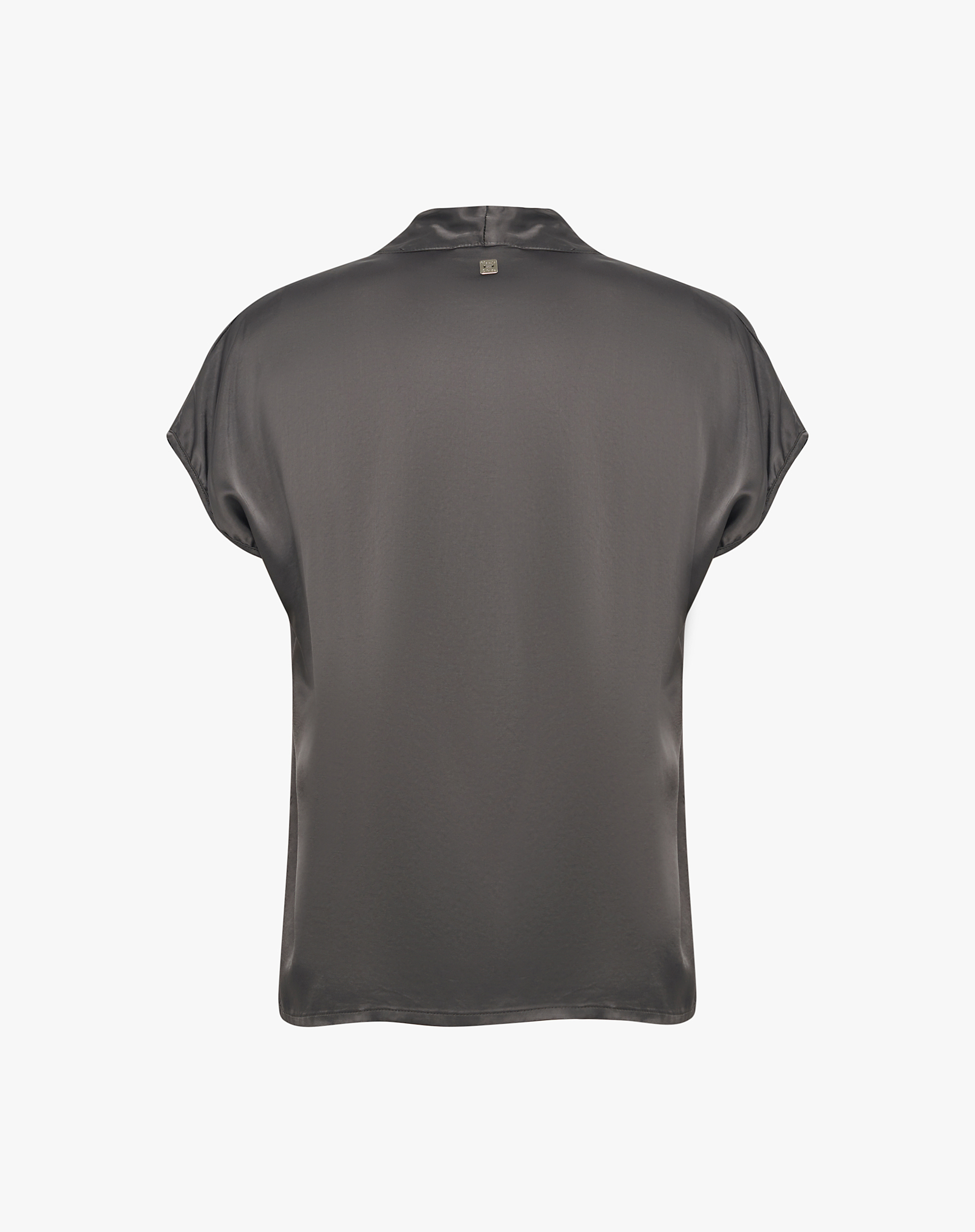 Satin Blouse With Soft Neckline - MA642 - Manila Grace | Official Website