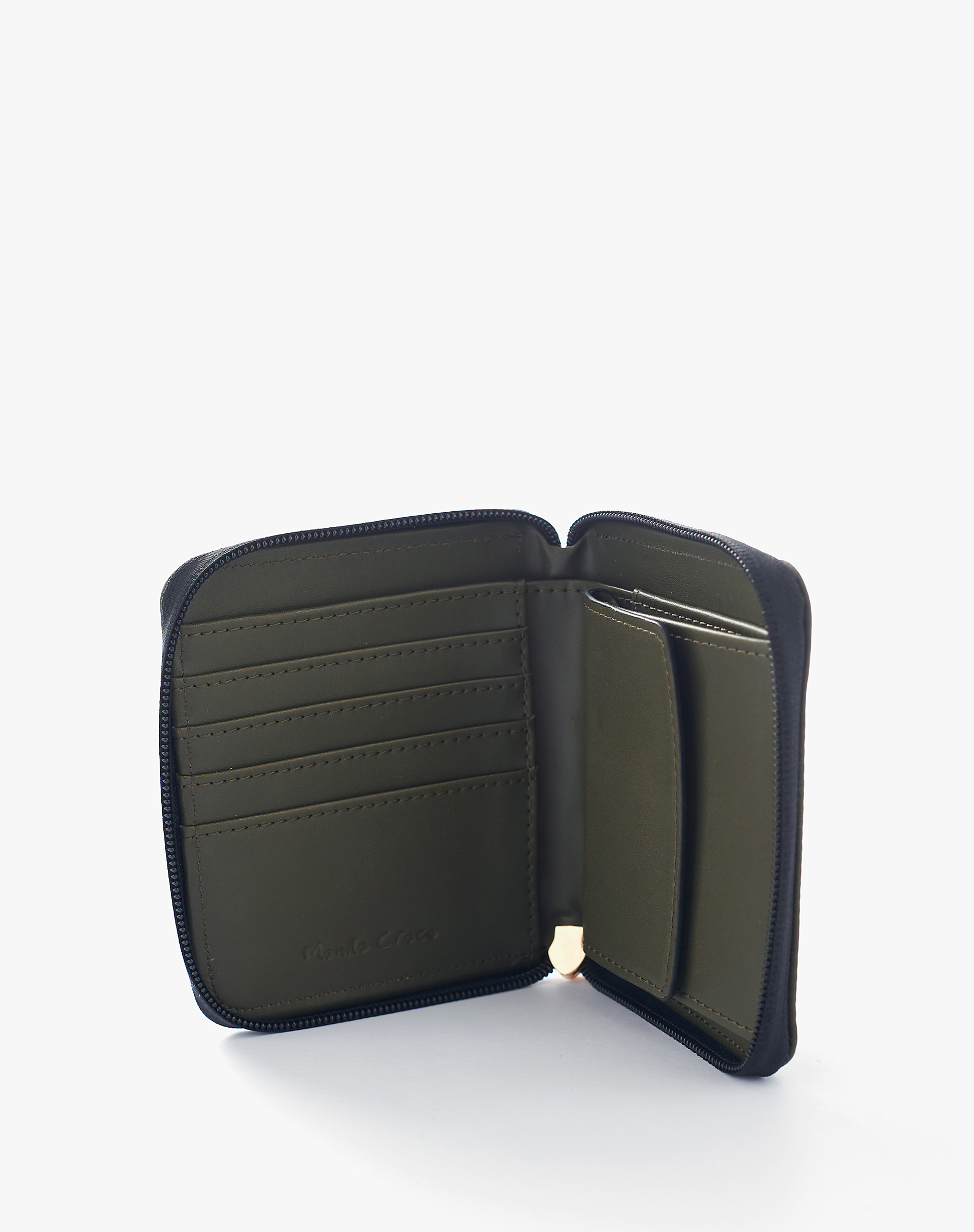 Square Wallet In Soft Touch Material - MA339 - Manila Grace | Official Website