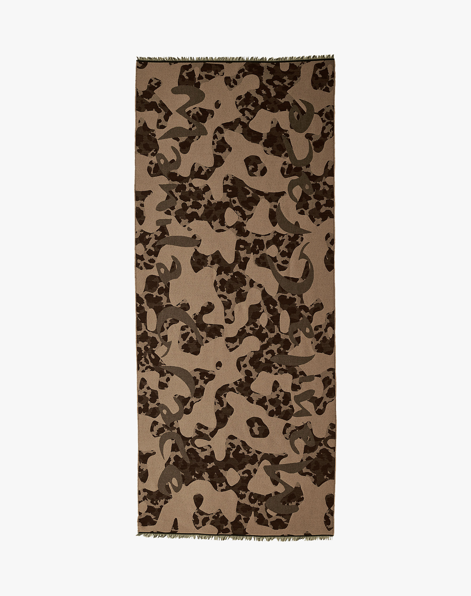 Camouflage Scarf With Logo - MA645 - Manila Grace | Official Website