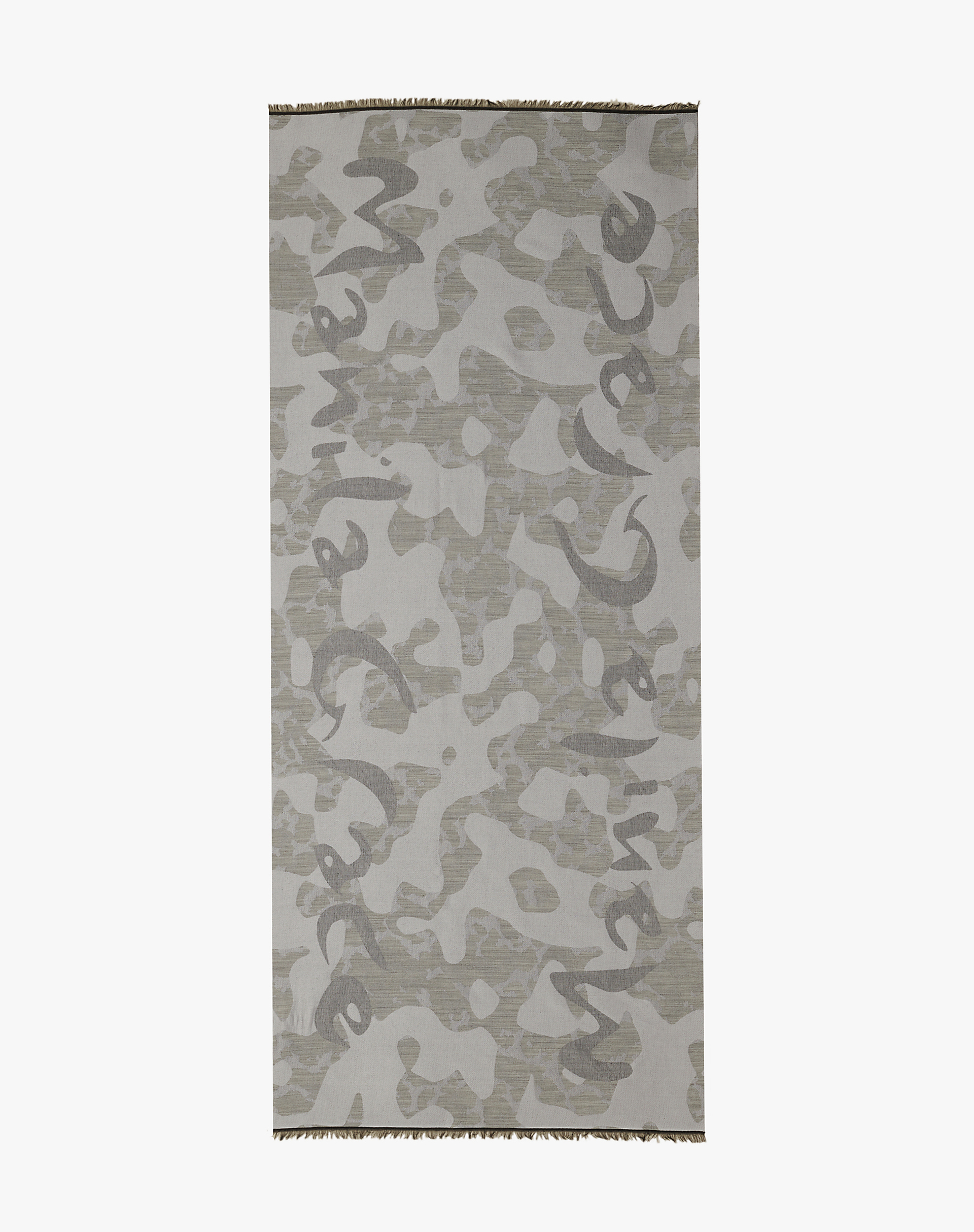 Camouflage Scarf With Logo - SCARVES & FOULARDS - Manila Grace | Official Website