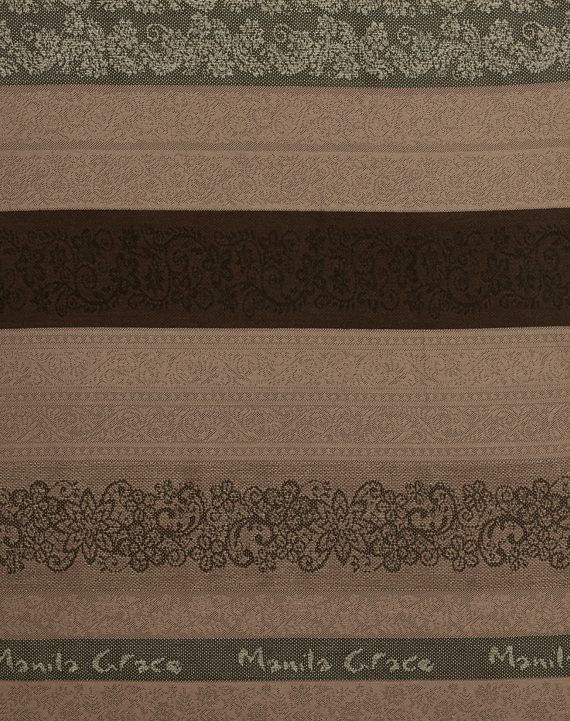 Manila Grace Multicolor Jacquard Striped Scarf With Logo - MG826 - Manila Grace | Official Website
